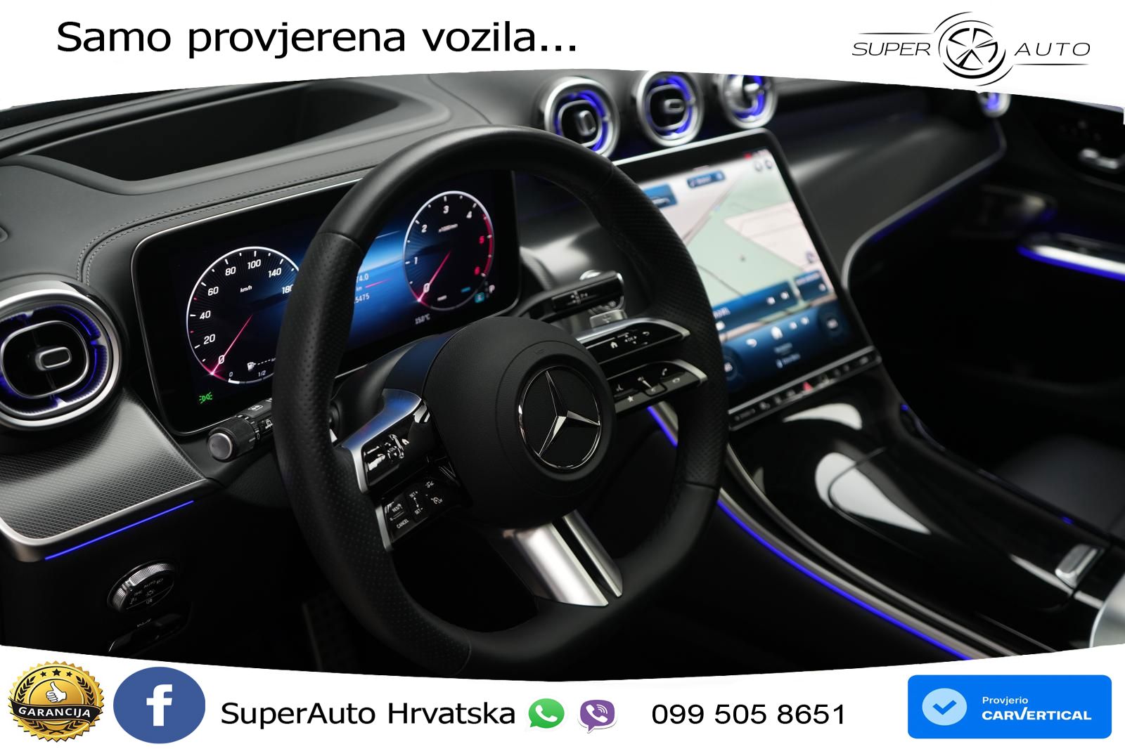 Mercedes GLC 220d (197 KS) 4MATIC 9G-TRONIC AMG ZRAČNI+ACC+GR SJED+KAM+PANO