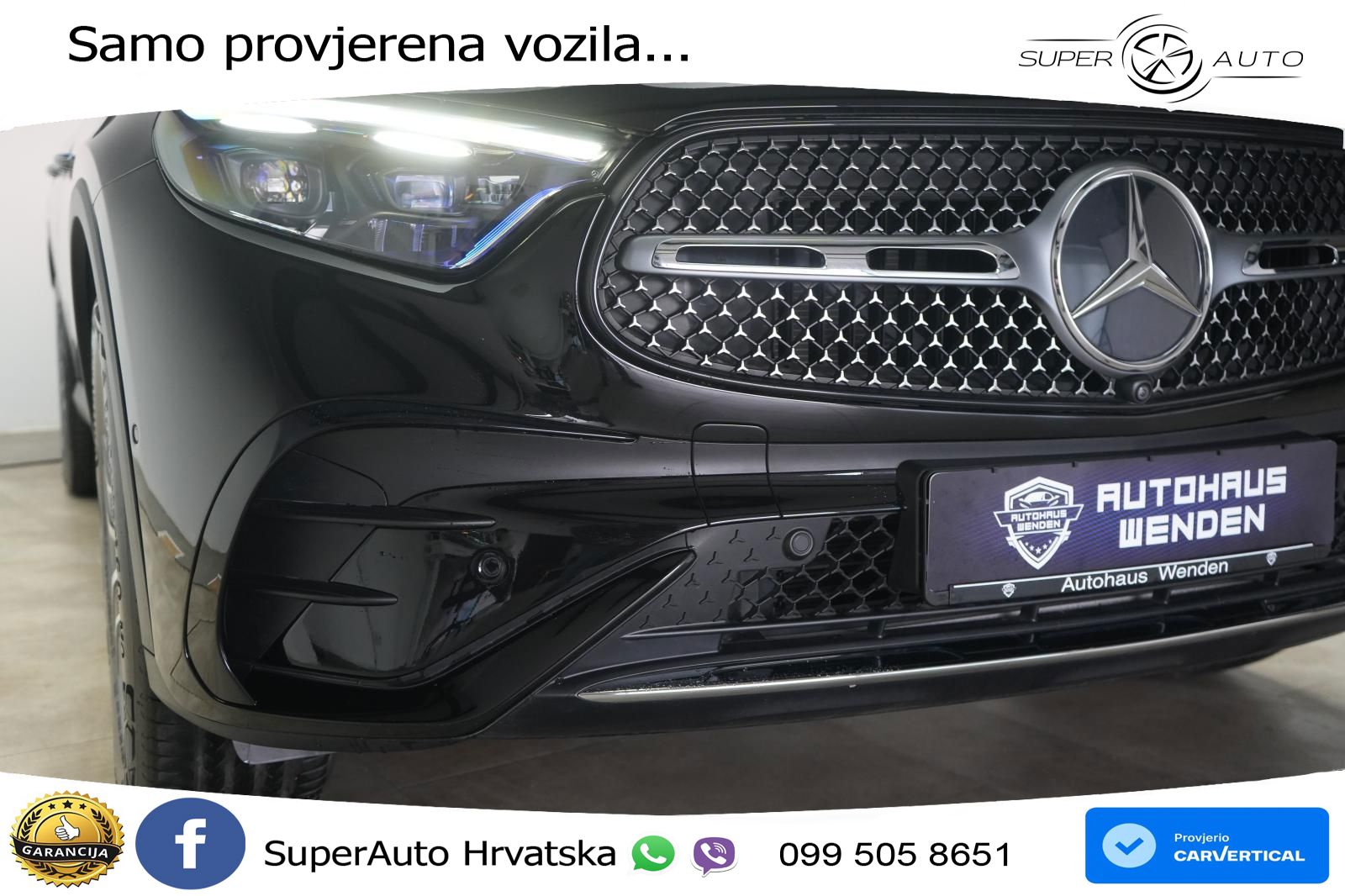 Mercedes GLC 220d (197 KS) 4MATIC 9G-TRONIC AMG ZRAČNI+ACC+GR SJED+KAM+PANO