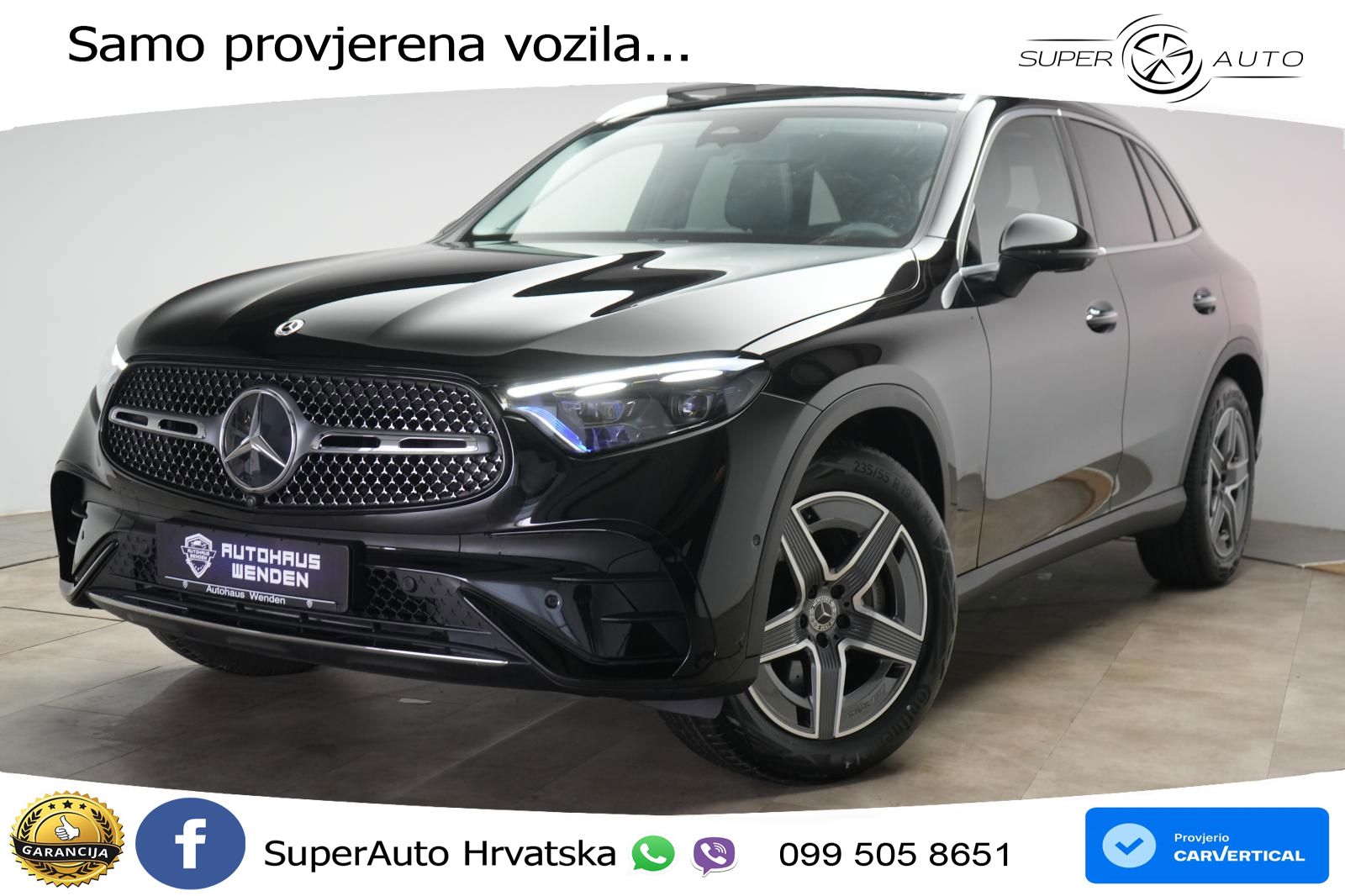 Mercedes GLC 220d (197 KS) 4MATIC 9G-TRONIC AMG ZRAČNI+ACC+GR SJED+KAM+PANO