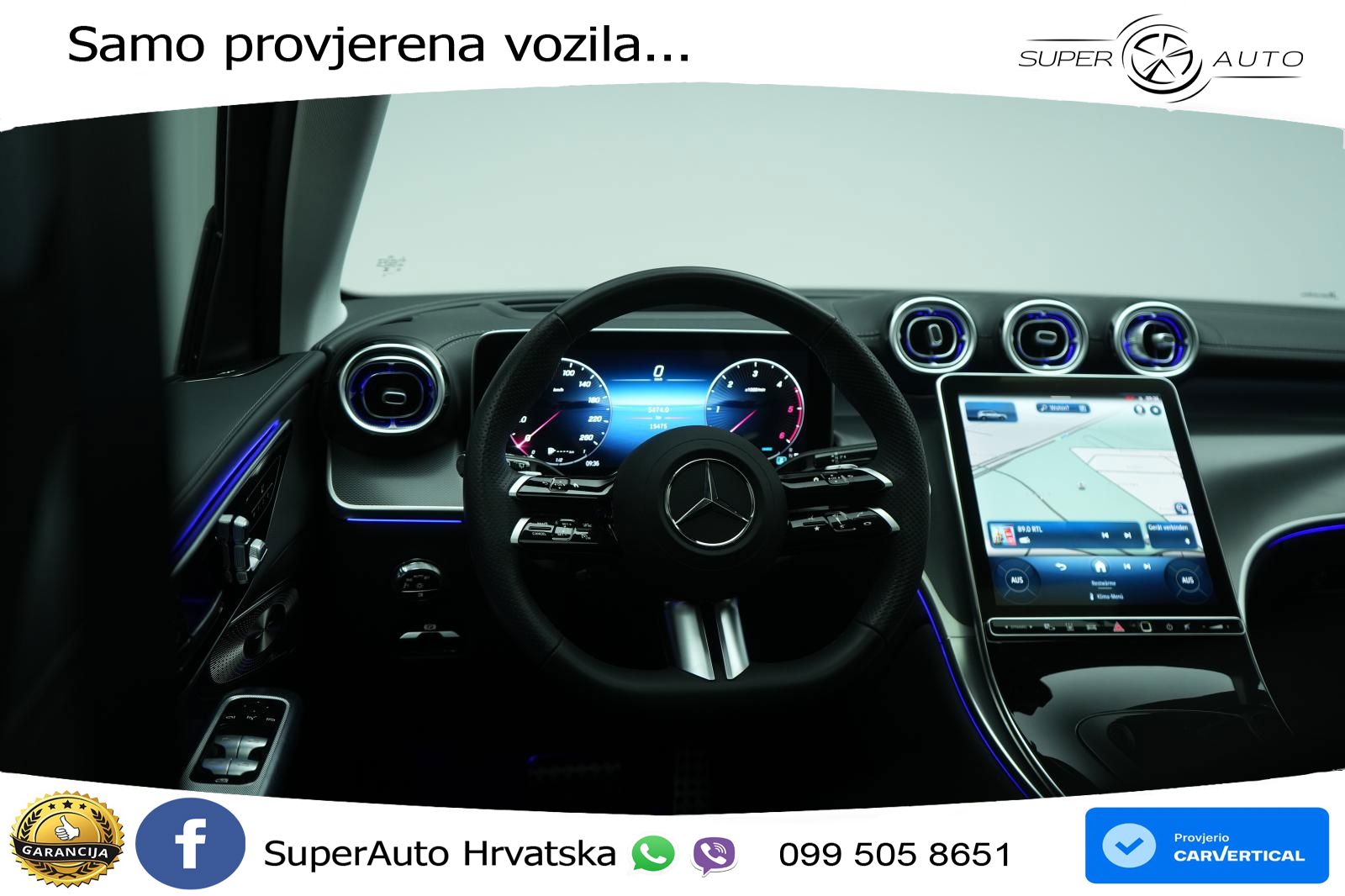 Mercedes GLC 220d (197 KS) 4MATIC 9G-TRONIC AMG ZRAČNI+ACC+GR SJED+KAM+PANO