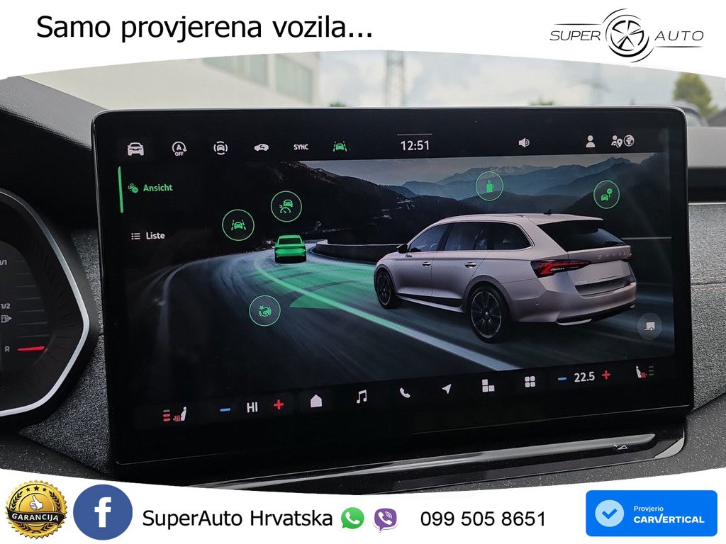 Škoda Octavia Combi 2.0 TDI (150 KS) DSG LED+GR SJED+ACC