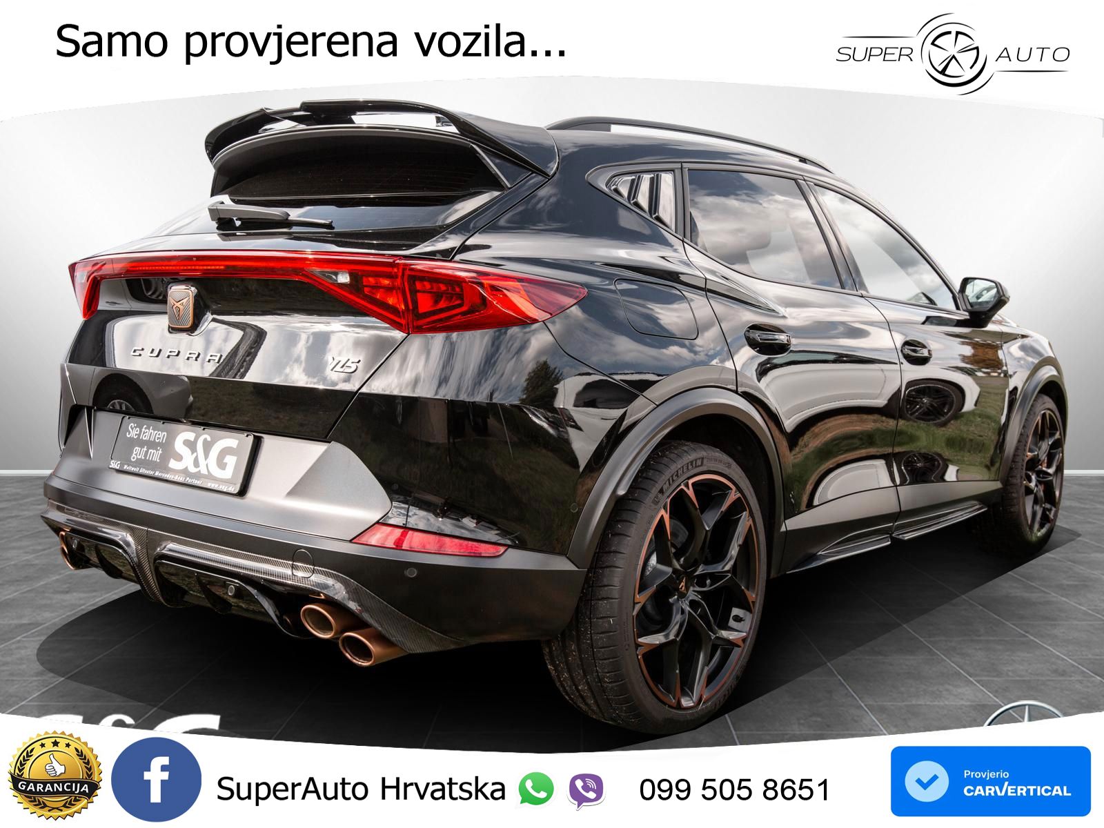 Cupra Formentor VZ5 2.5 TSI (390 KS) 4Drive DSG LED+ACC