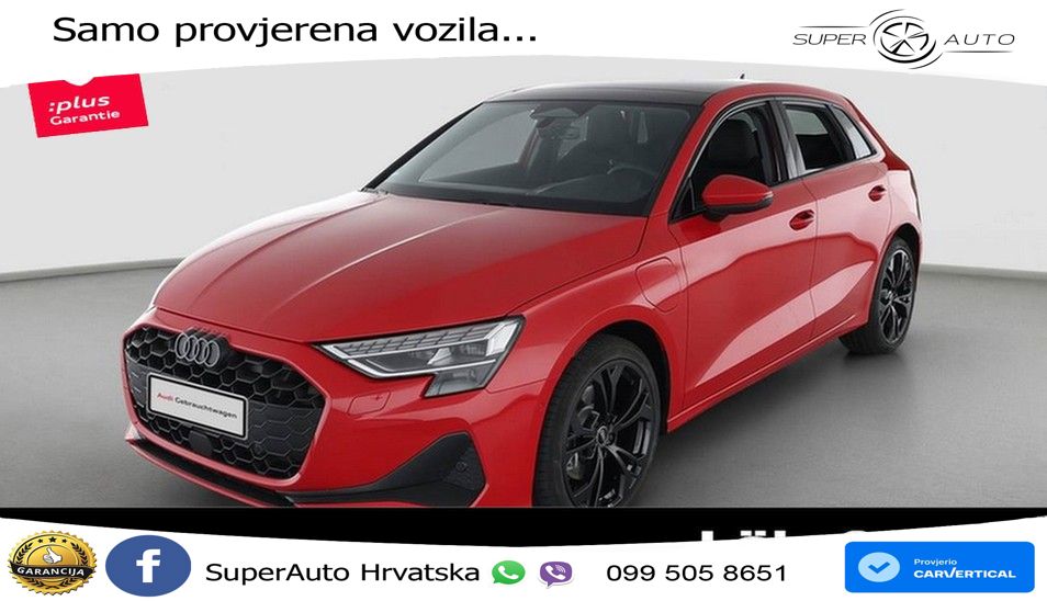 Audi A3 Sportback 40 TFSI e (204 KS) Plug-in Hybrid S tronic advanced MATRIX+GR SJED+KAM