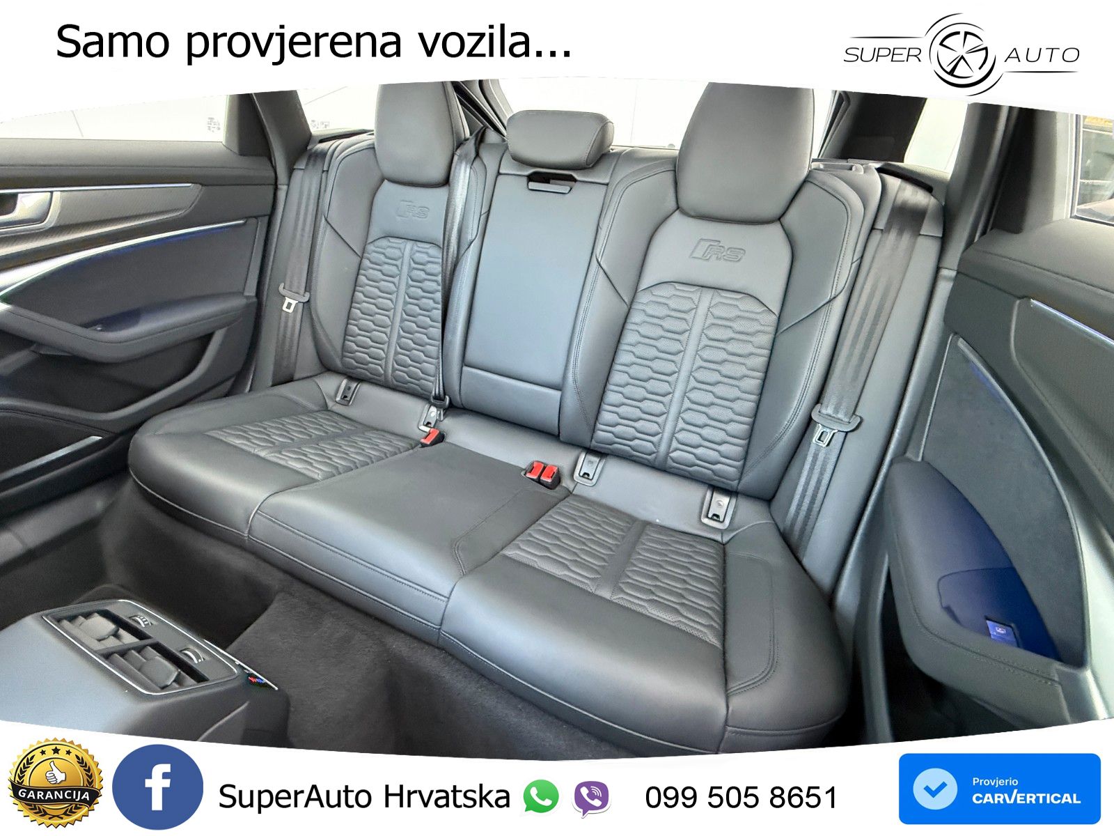 Audi RS6 Avant 4.0 TFSI V8 (600 KS) quattro Tiptronic ZRAČNI+ACC+GR SJED+KAM+PANO