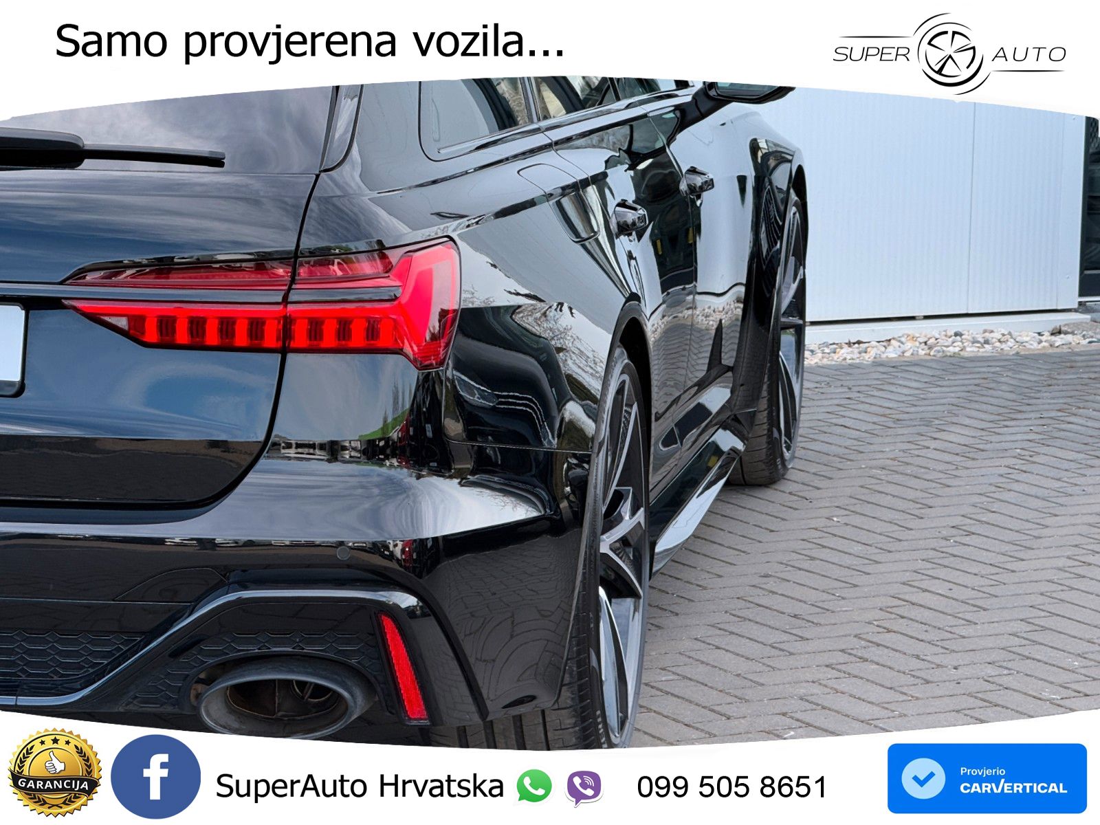 Audi RS6 Avant 4.0 TFSI V8 (600 KS) quattro Tiptronic ZRAČNI+ACC+GR SJED+KAM+PANO