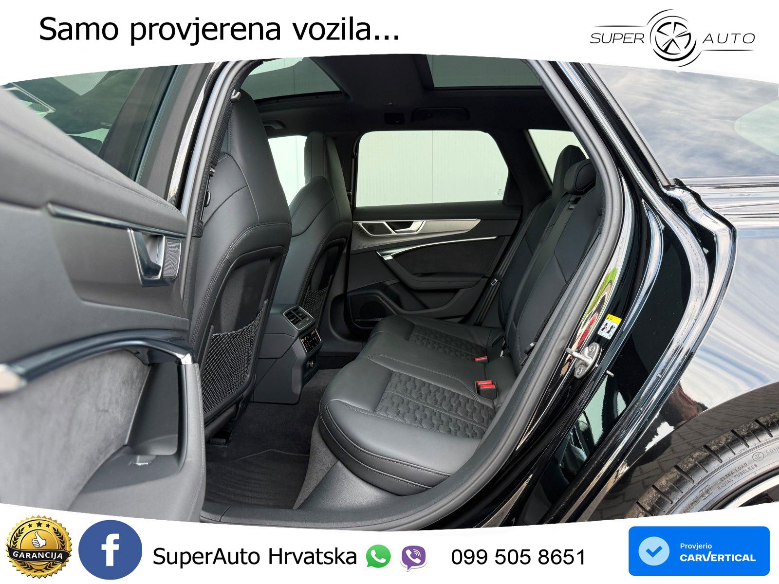 Audi RS6 Avant 4.0 TFSI V8 (600 KS) quattro Tiptronic ZRAČNI+ACC+GR SJED+KAM+PANO