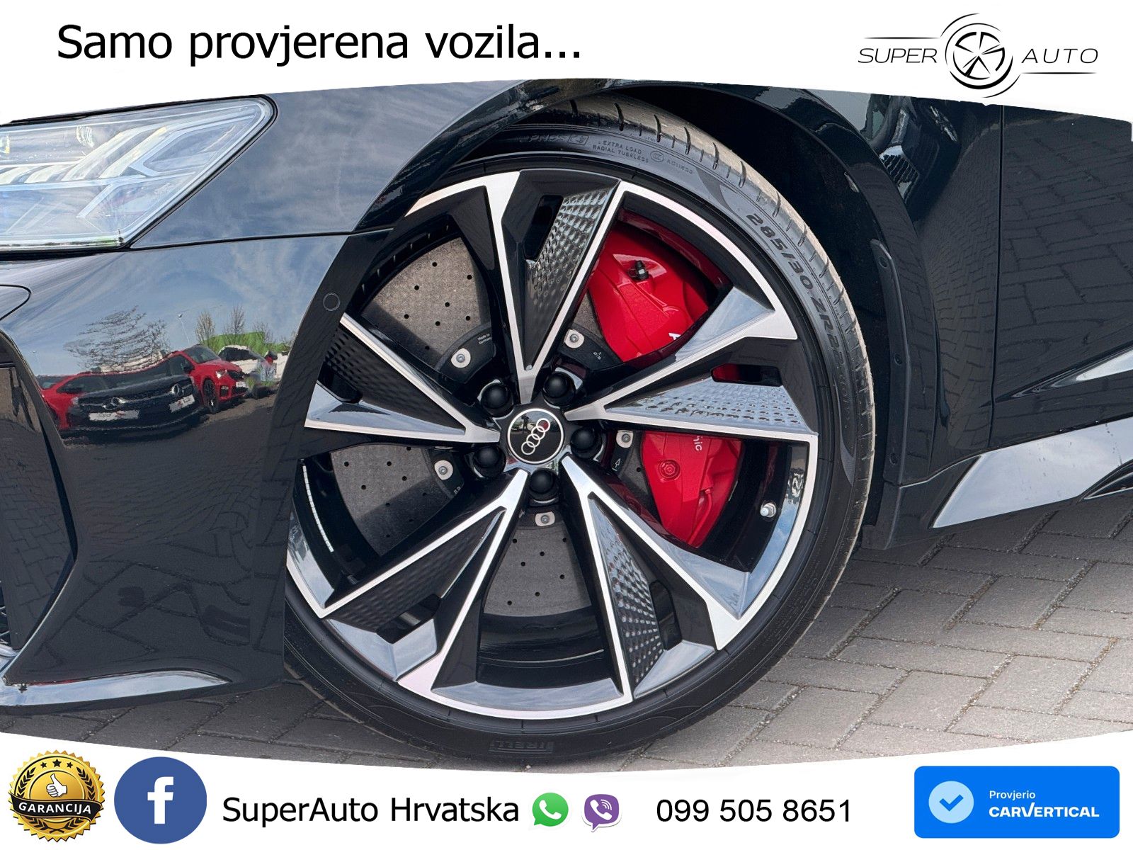 Audi RS6 Avant 4.0 TFSI V8 (600 KS) quattro Tiptronic ZRAČNI+ACC+GR SJED+KAM+PANO