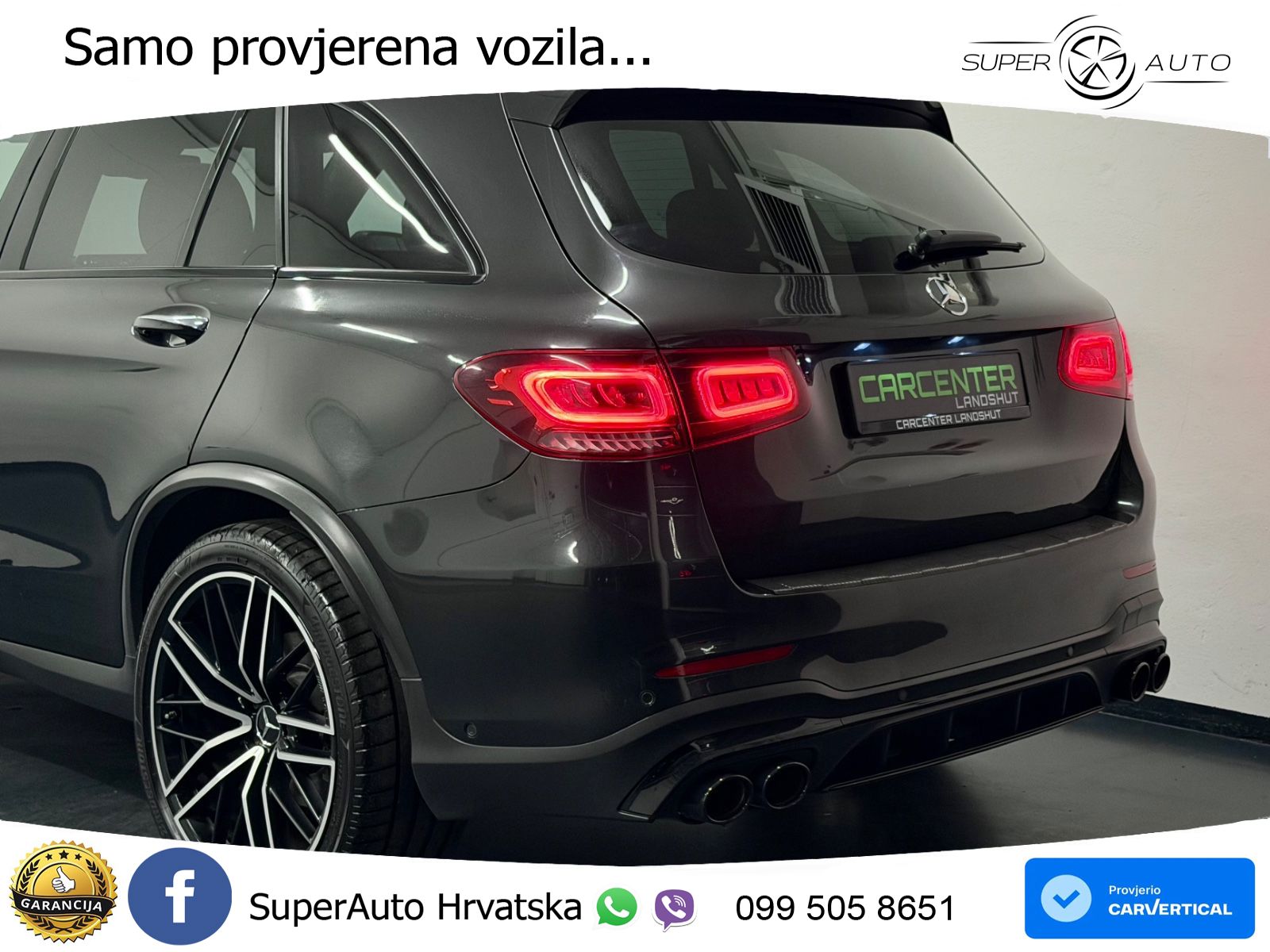 Mercedes AMG GLC 43 V6 (390 KS) 4MATIC TCT LED+GR SJED+ACC