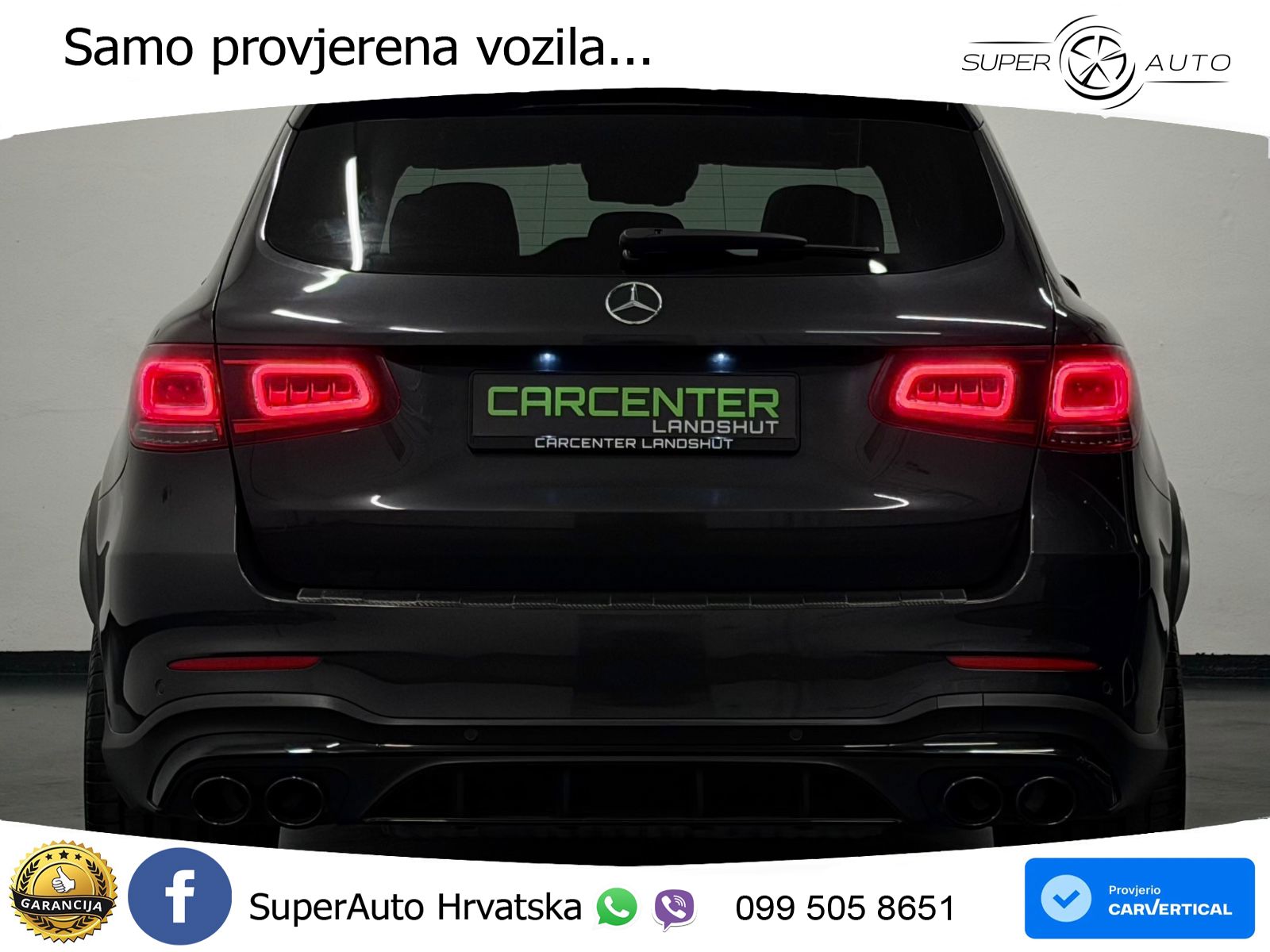 Mercedes AMG GLC 43 V6 (390 KS) 4MATIC TCT LED+GR SJED+ACC