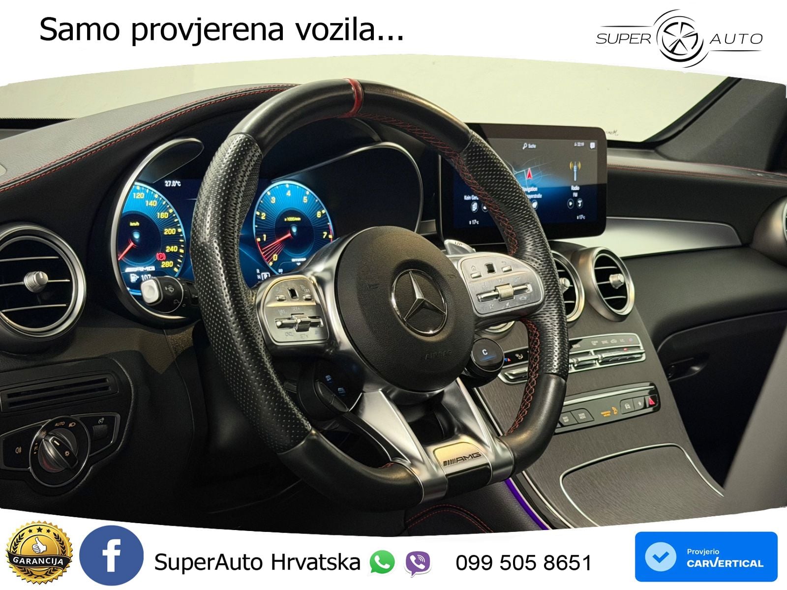 Mercedes AMG GLC 43 V6 (390 KS) 4MATIC TCT LED+GR SJED+ACC