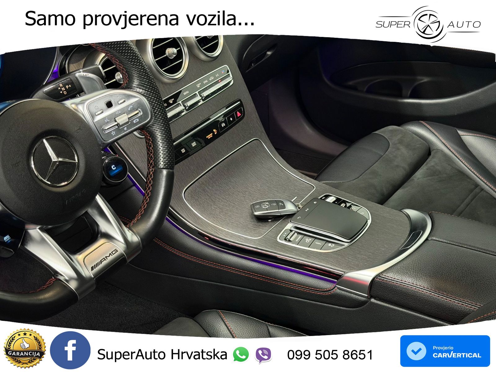 Mercedes AMG GLC 43 V6 (390 KS) 4MATIC TCT LED+GR SJED+ACC