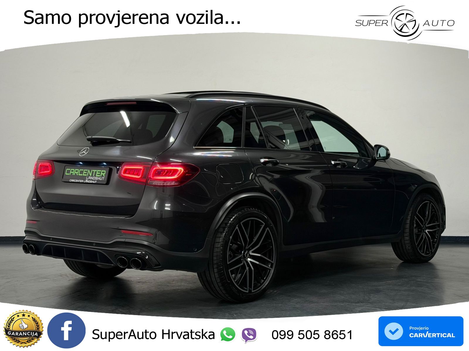 Mercedes AMG GLC 43 V6 (390 KS) 4MATIC TCT LED+GR SJED+ACC