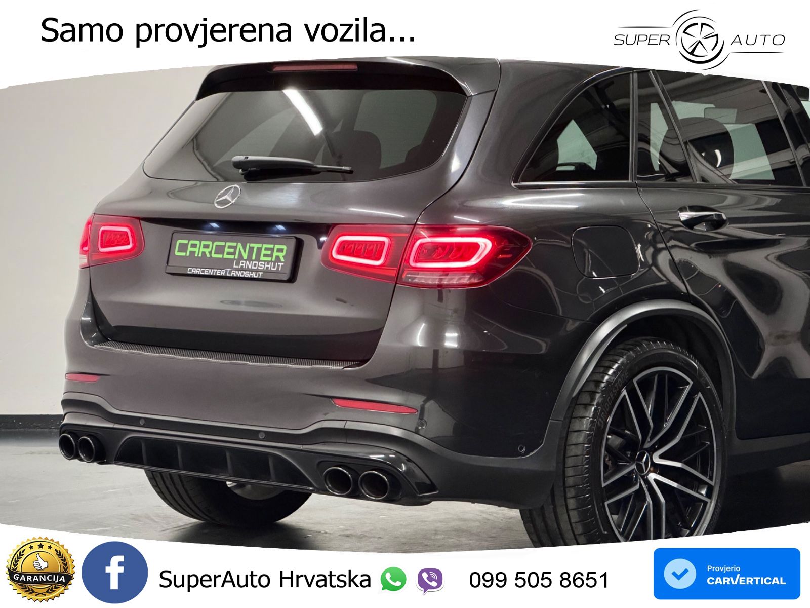 Mercedes AMG GLC 43 V6 (390 KS) 4MATIC TCT LED+GR SJED+ACC