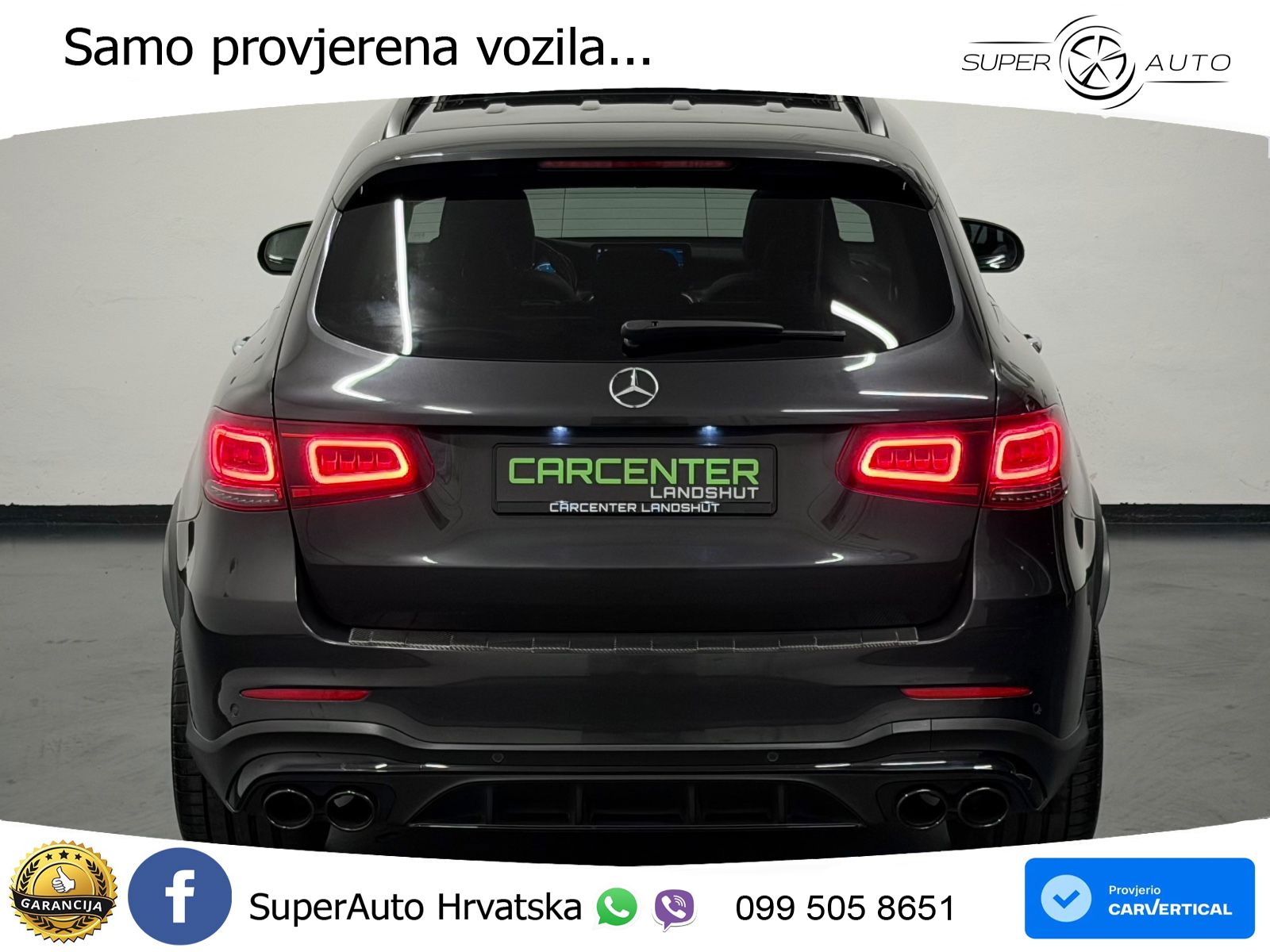 Mercedes AMG GLC 43 V6 (390 KS) 4MATIC TCT LED+GR SJED+ACC