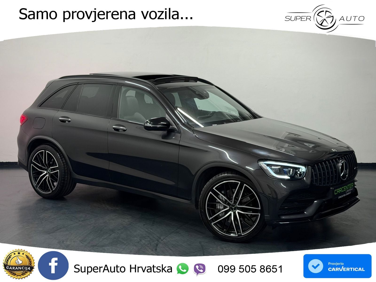 Mercedes AMG GLC 43 V6 (390 KS) 4MATIC TCT LED+GR SJED+ACC