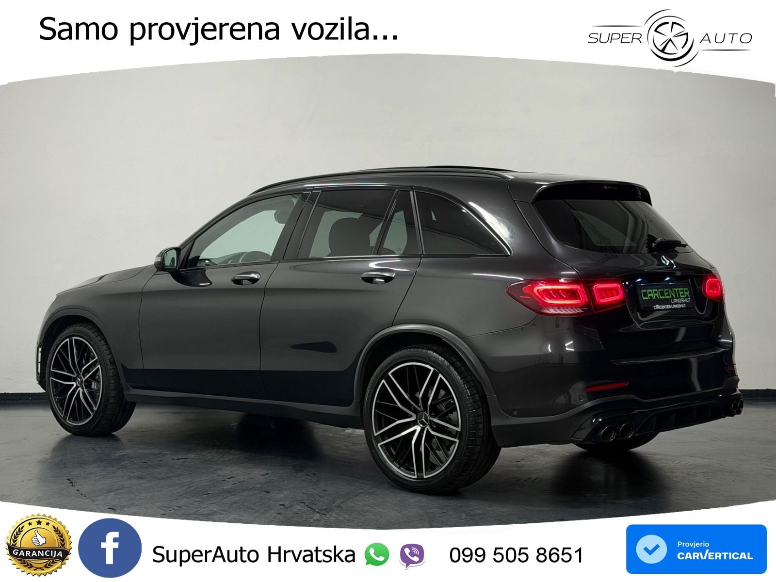 Mercedes AMG GLC 43 V6 (390 KS) 4MATIC TCT LED+GR SJED+ACC