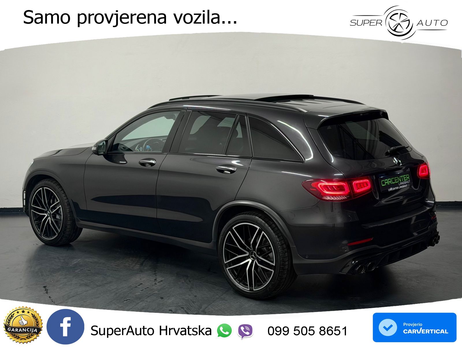 Mercedes AMG GLC 43 V6 (390 KS) 4MATIC TCT LED+GR SJED+ACC