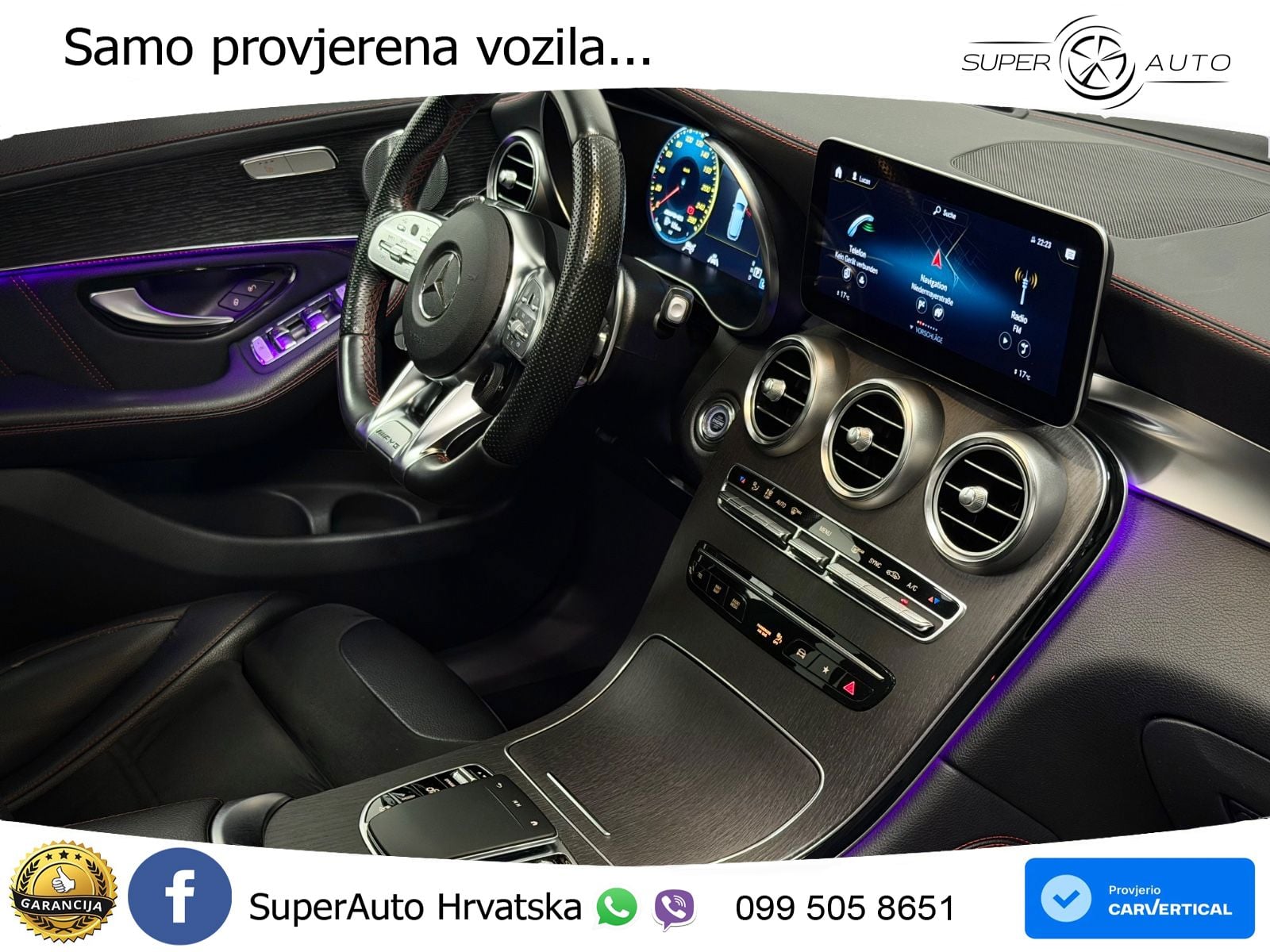Mercedes AMG GLC 43 V6 (390 KS) 4MATIC TCT LED+GR SJED+ACC