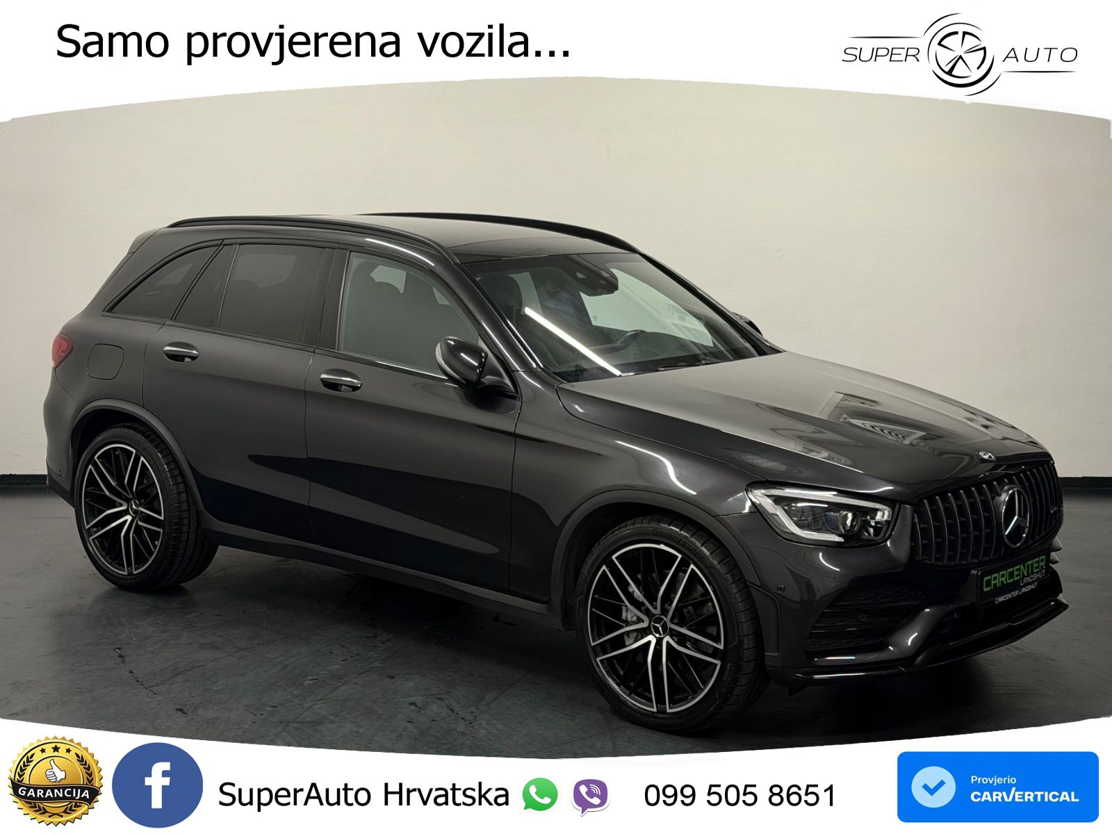Mercedes AMG GLC 43 V6 (390 KS) 4MATIC TCT LED+GR SJED+ACC