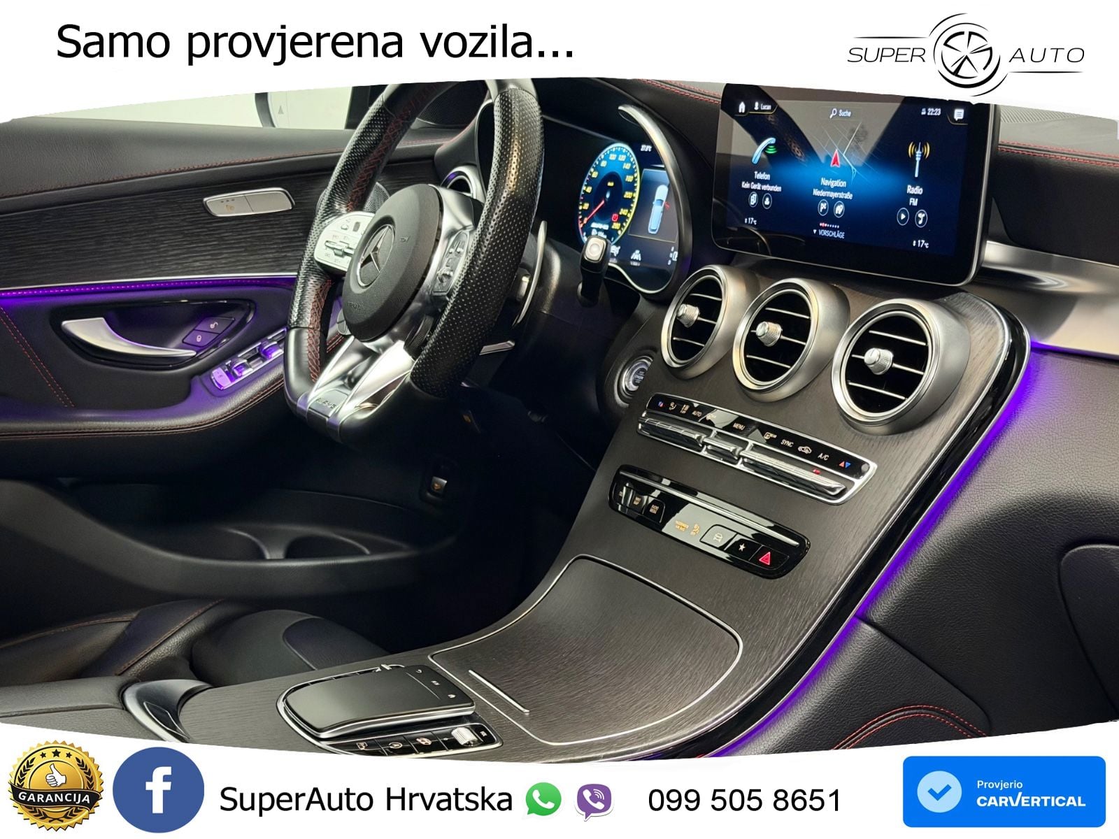 Mercedes AMG GLC 43 V6 (390 KS) 4MATIC TCT LED+GR SJED+ACC
