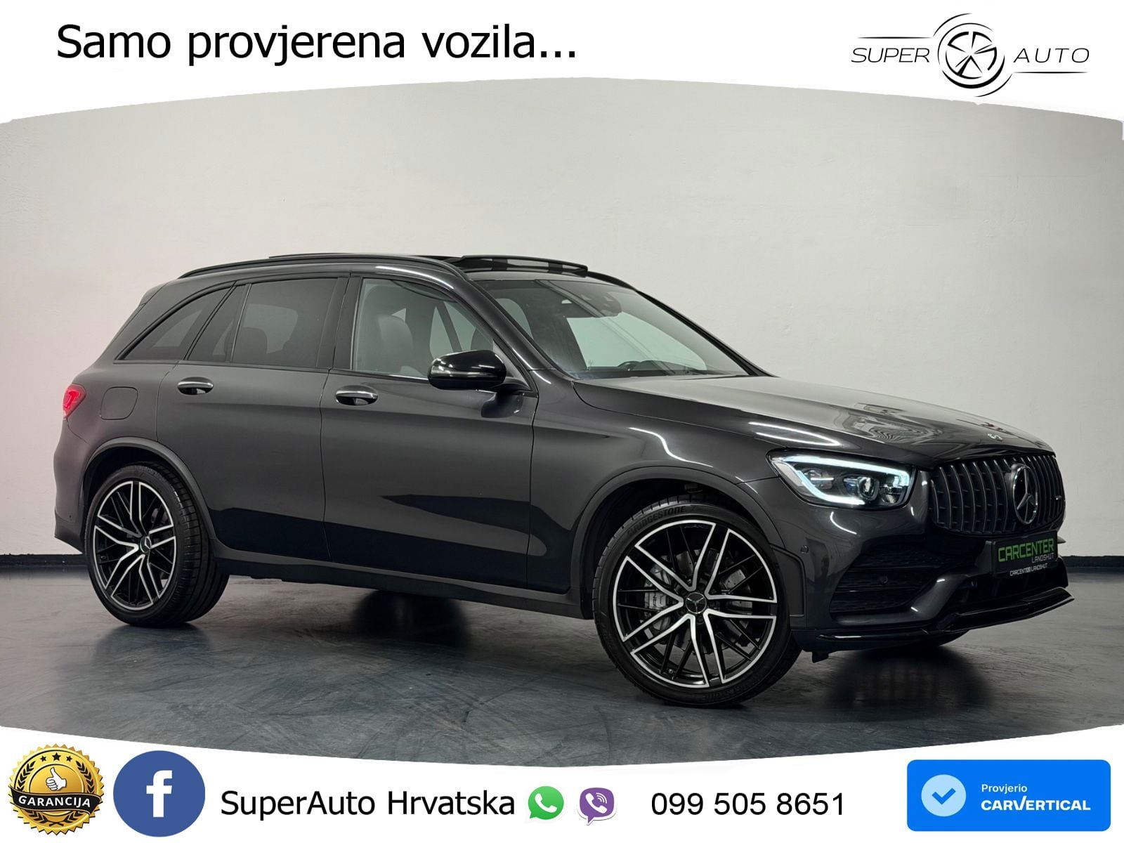 Mercedes AMG GLC 43 V6 (390 KS) 4MATIC TCT LED+GR SJED+ACC