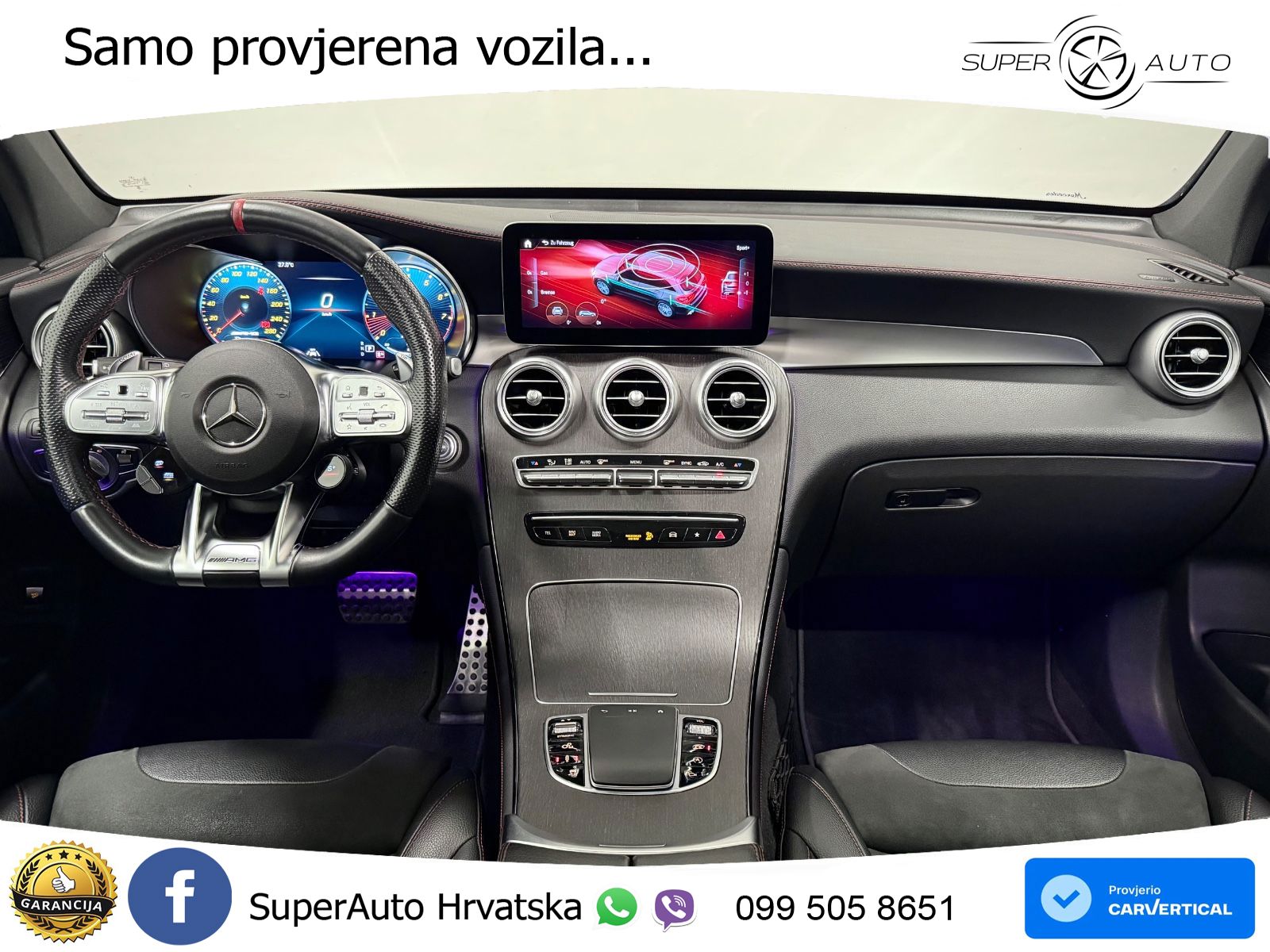 Mercedes AMG GLC 43 V6 (390 KS) 4MATIC TCT LED+GR SJED+ACC