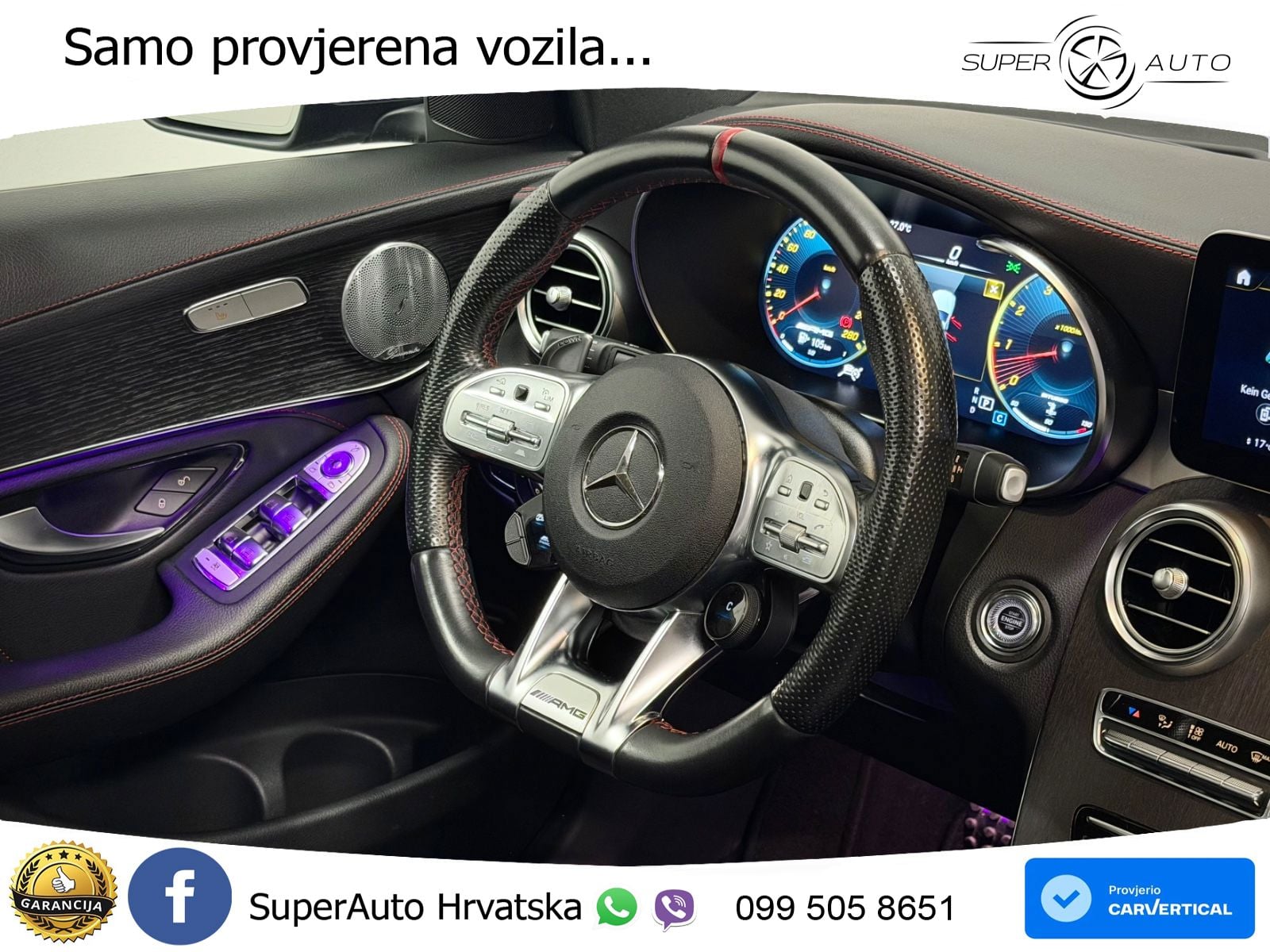 Mercedes AMG GLC 43 V6 (390 KS) 4MATIC TCT LED+GR SJED+ACC