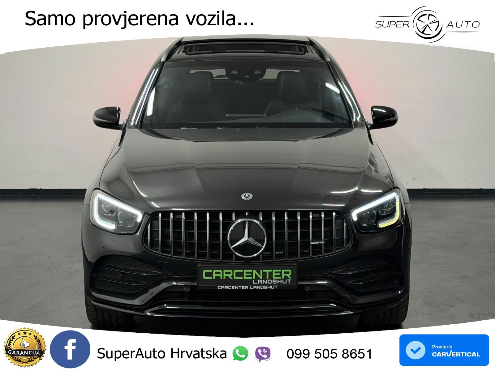 Mercedes AMG GLC 43 V6 (390 KS) 4MATIC TCT LED+GR SJED+ACC