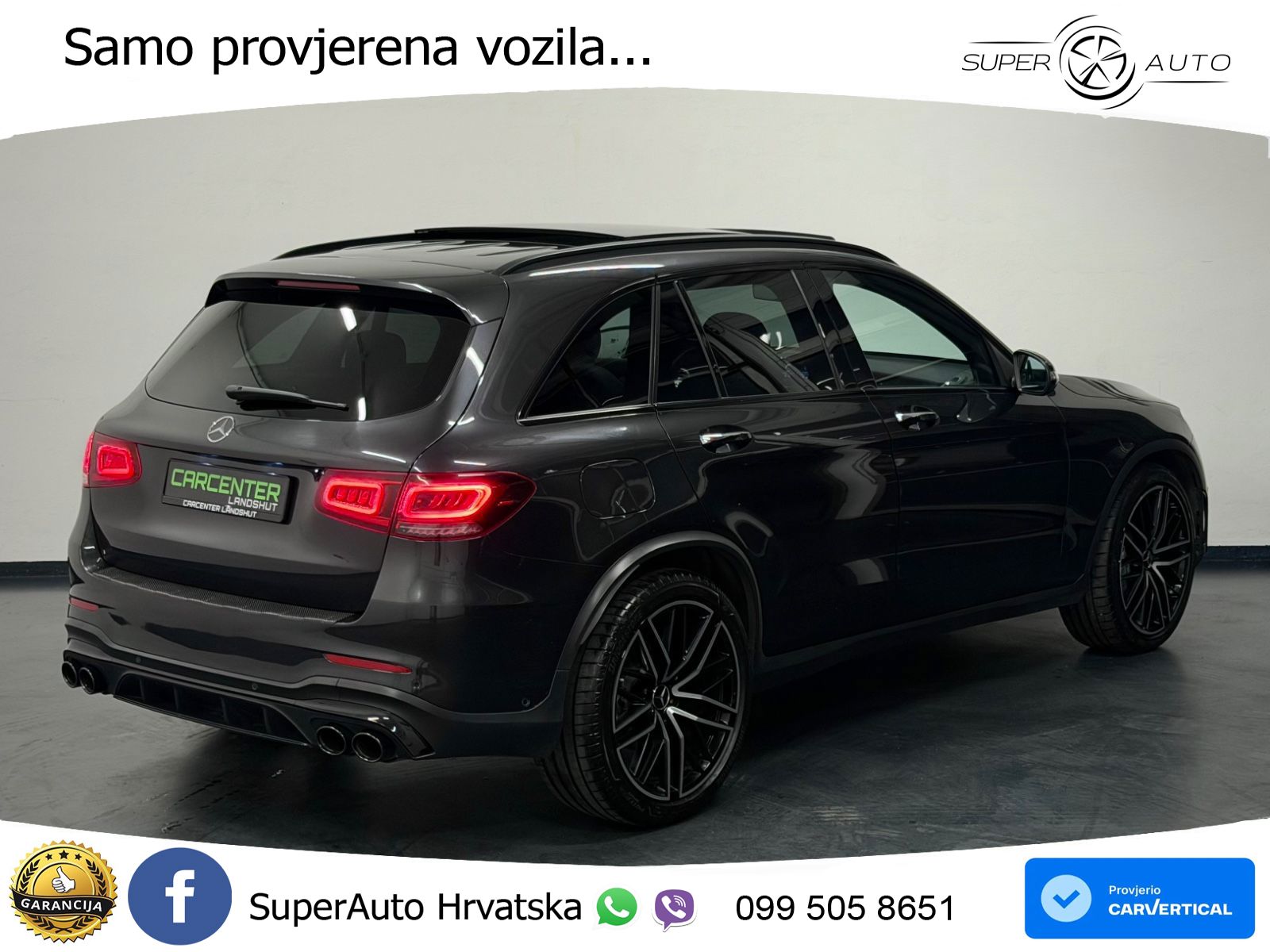 Mercedes AMG GLC 43 V6 (390 KS) 4MATIC TCT LED+GR SJED+ACC