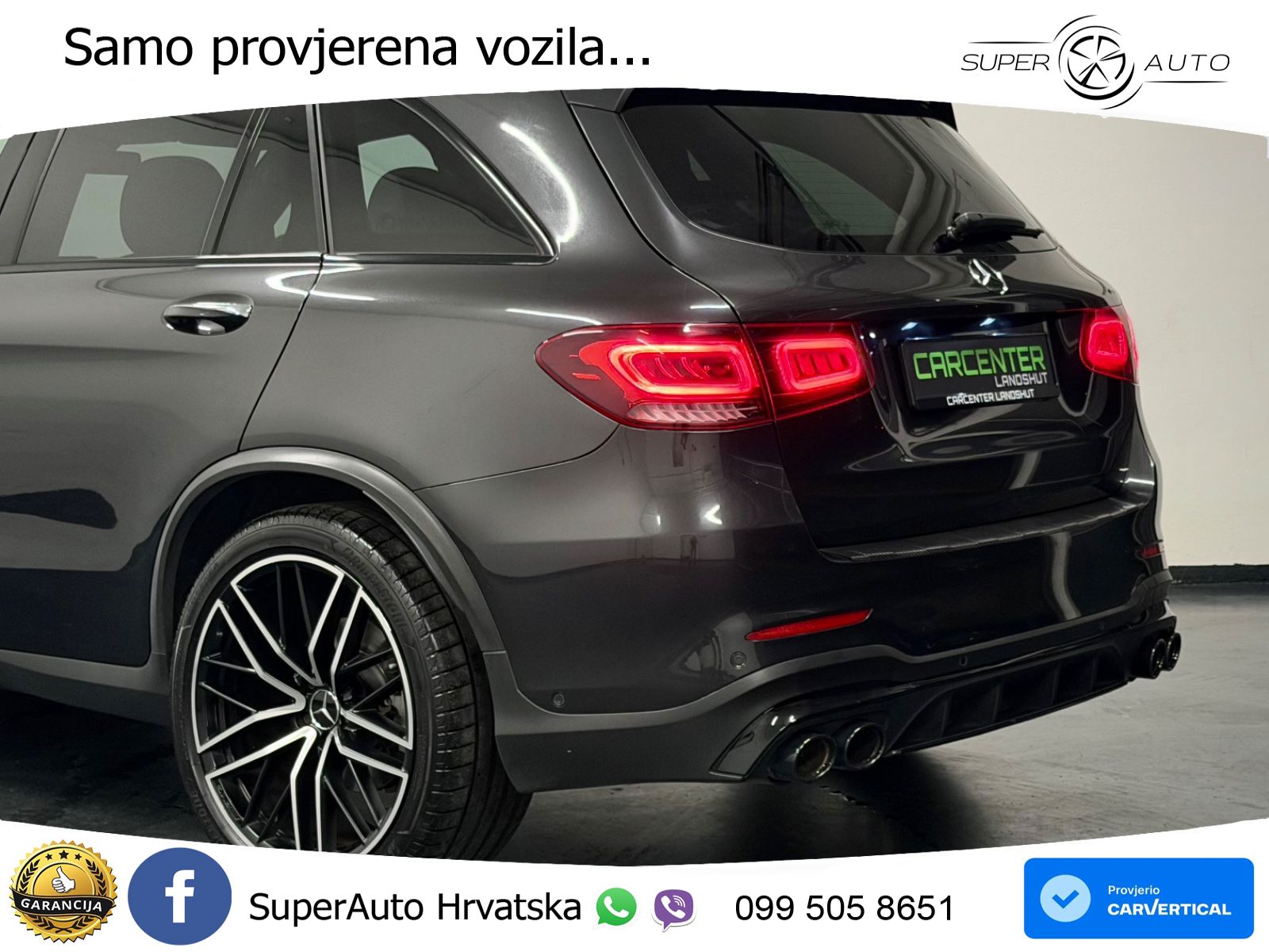 Mercedes AMG GLC 43 V6 (390 KS) 4MATIC TCT LED+GR SJED+ACC