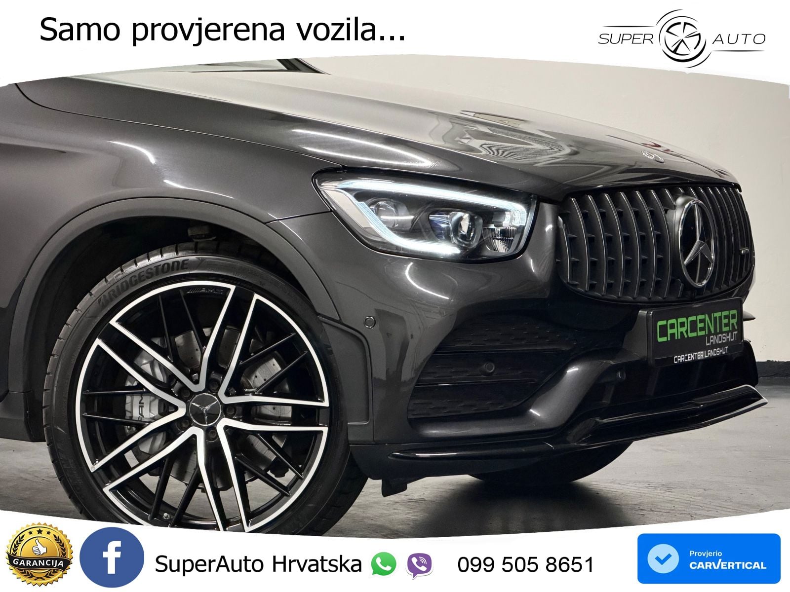 Mercedes AMG GLC 43 V6 (390 KS) 4MATIC TCT LED+GR SJED+ACC