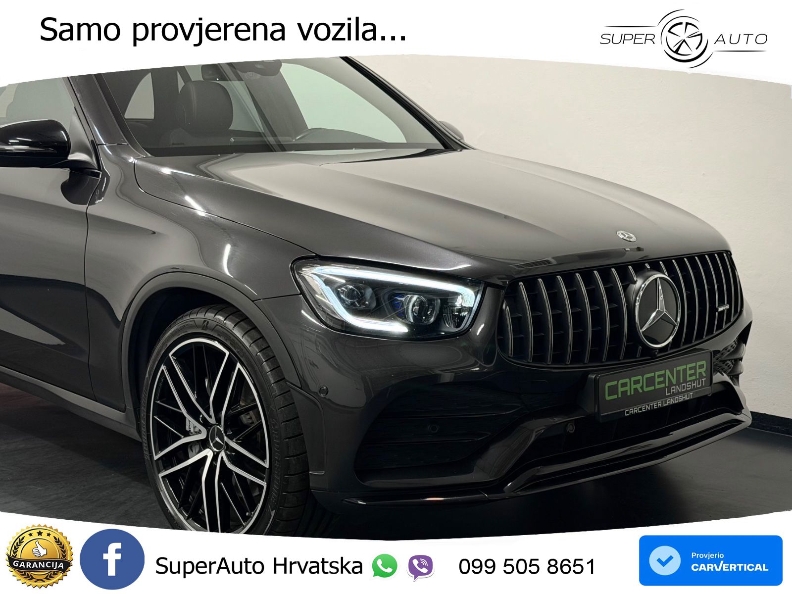 Mercedes AMG GLC 43 V6 (390 KS) 4MATIC TCT LED+GR SJED+ACC