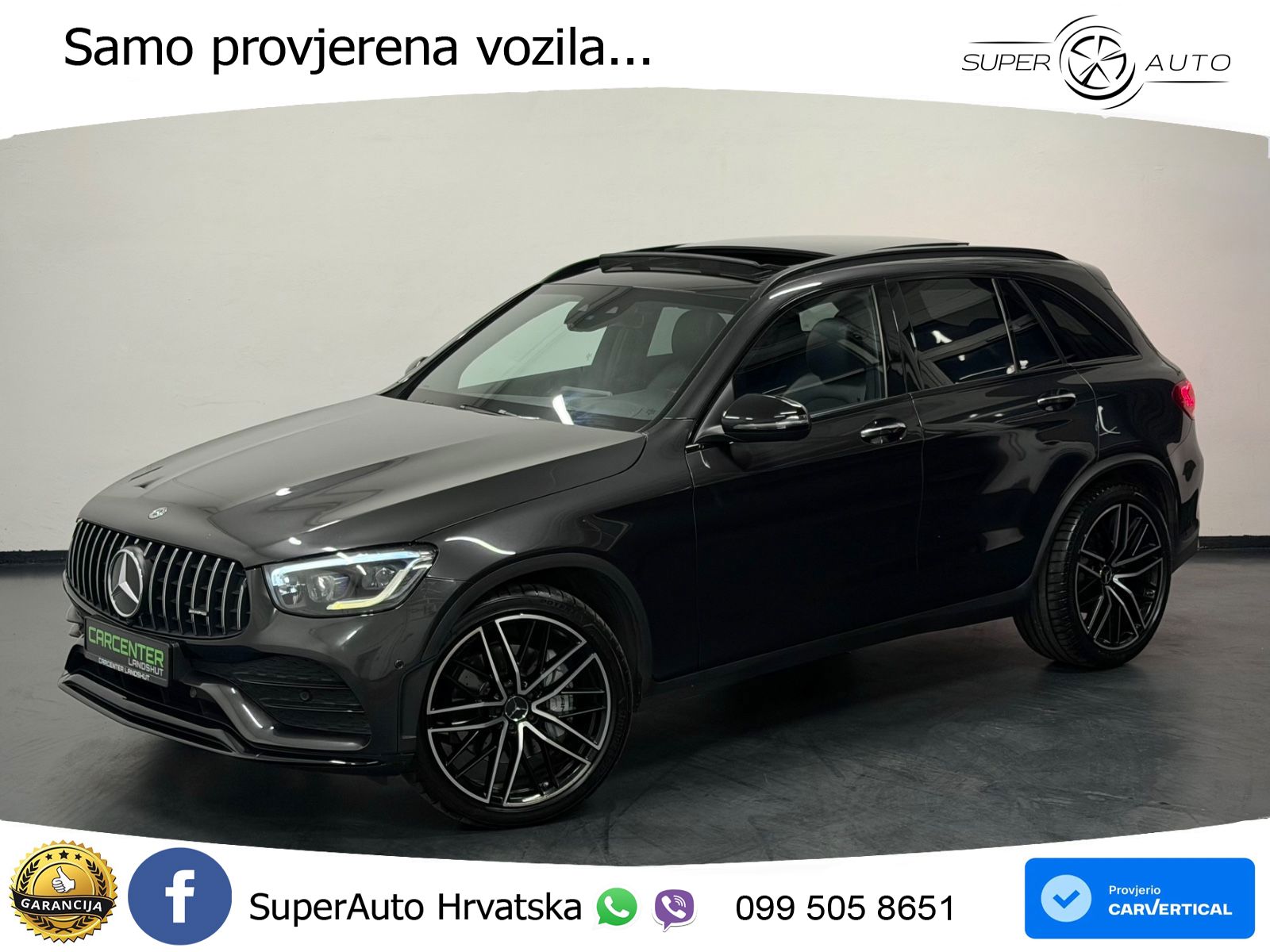 Mercedes AMG GLC 43 V6 (390 KS) 4MATIC TCT LED+GR SJED+ACC