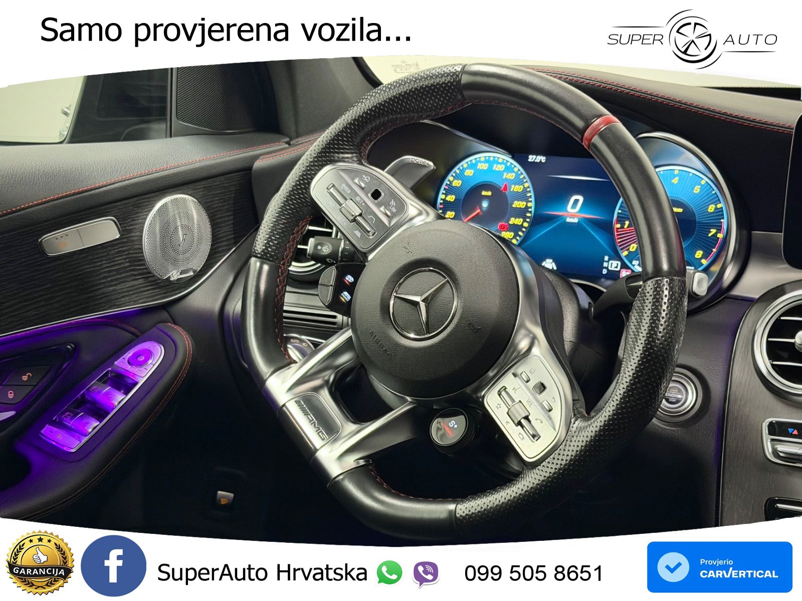 Mercedes AMG GLC 43 V6 (390 KS) 4MATIC TCT LED+GR SJED+ACC
