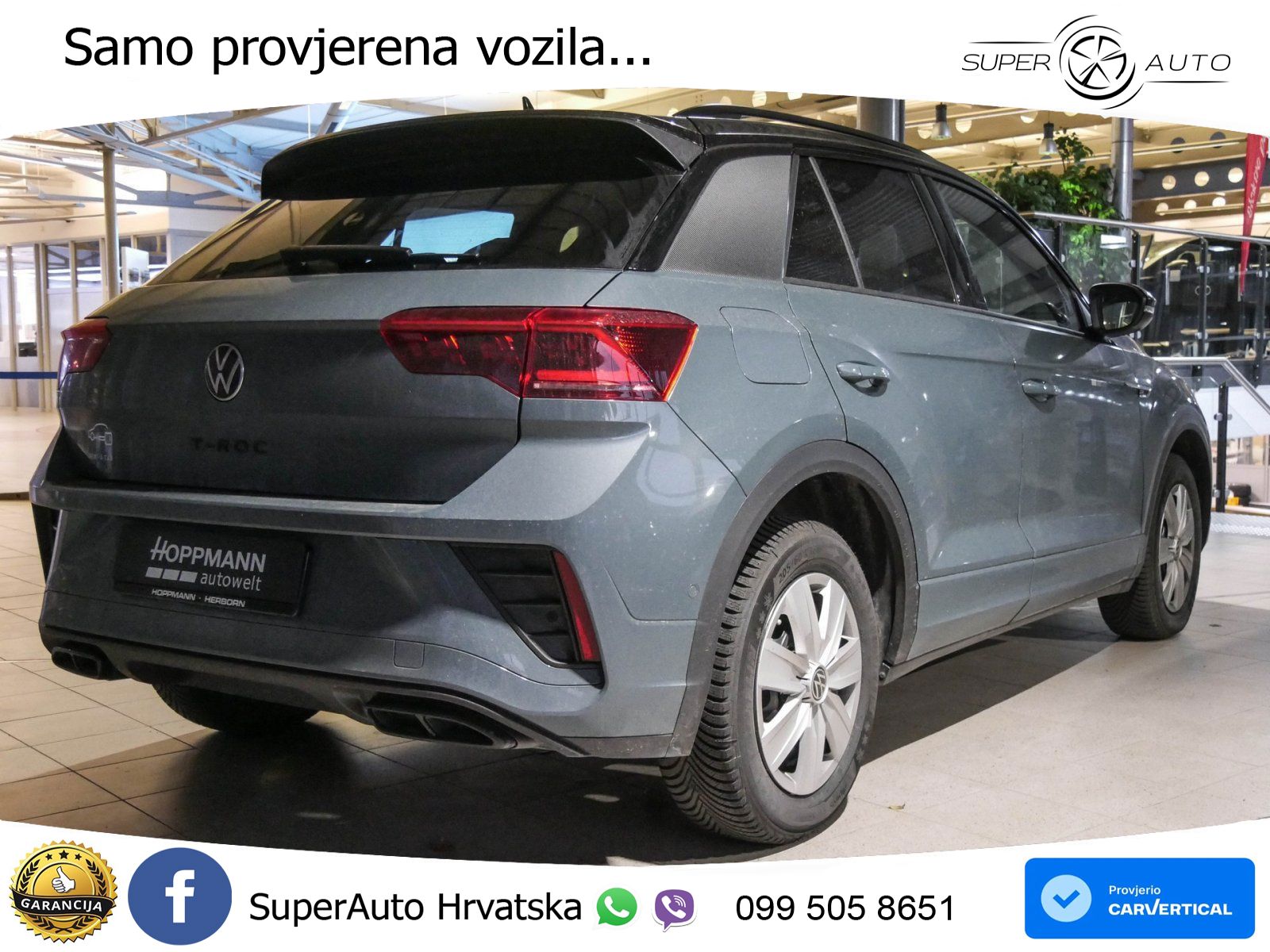 Volkswagen T-Roc 1.5 TSI (150 KS) DSG MATRIX+GR SJED+KAM