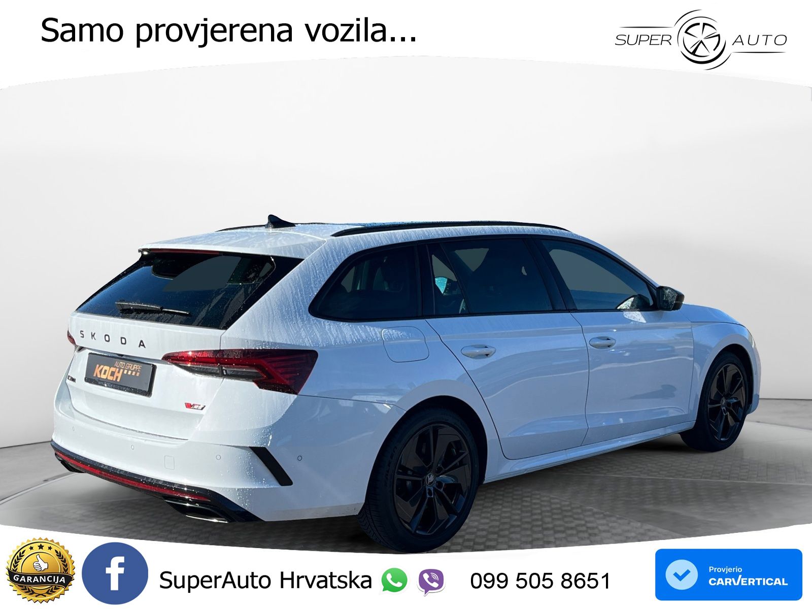 Škoda Octavia Combi RS 2.0 TSI (265 KS) DSG MATRIX+GR SJED+KAM