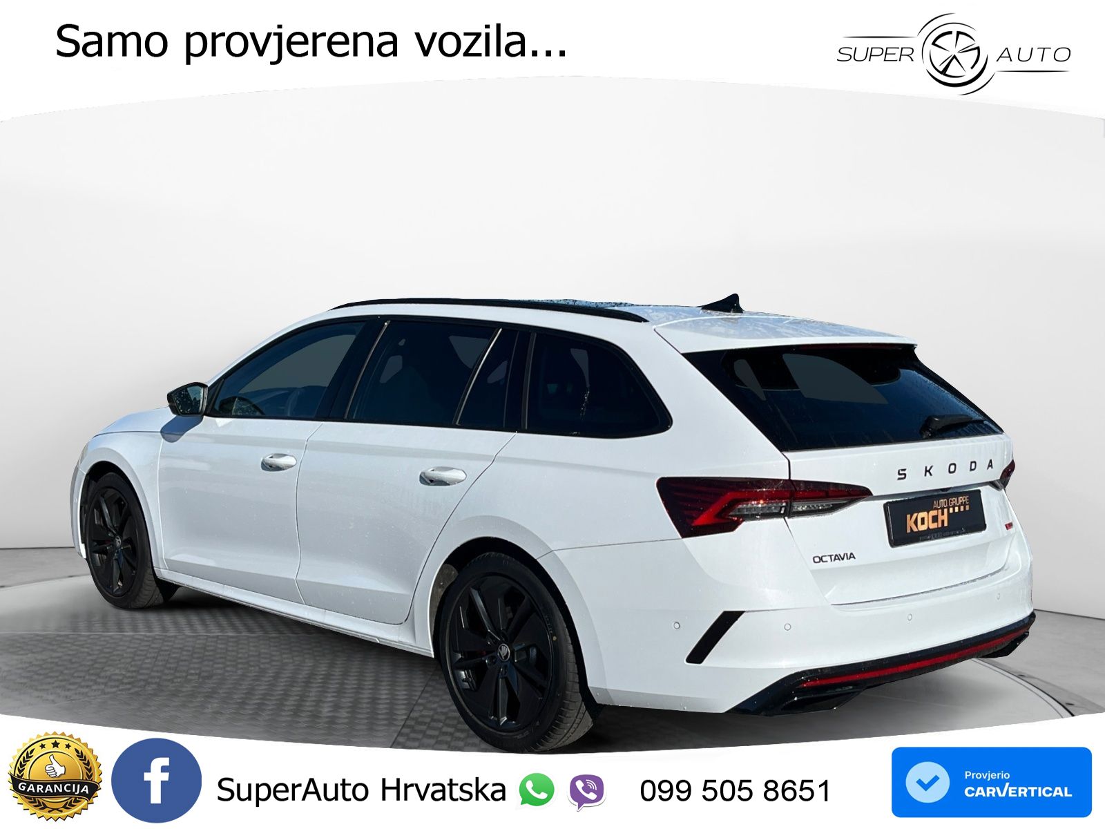 Škoda Octavia Combi RS 2.0 TSI (265 KS) DSG MATRIX+GR SJED+KAM