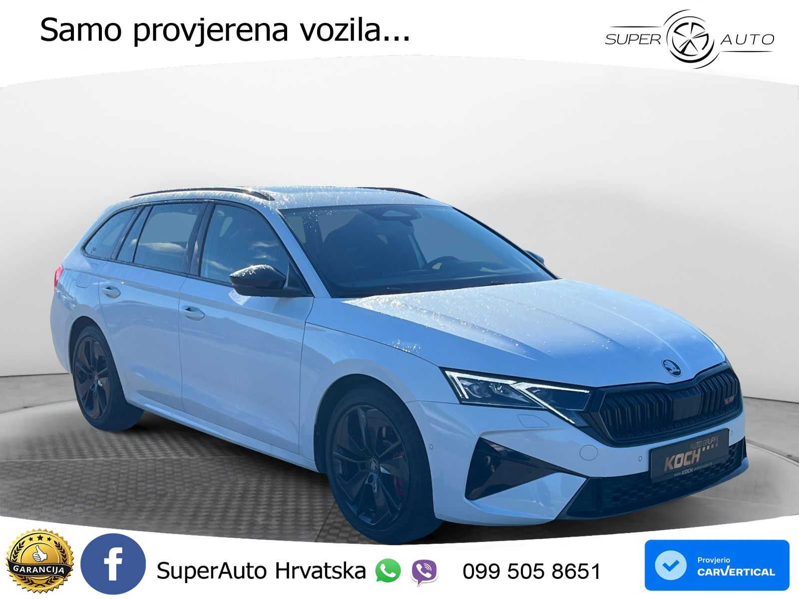 Škoda Octavia Combi RS 2.0 TSI (265 KS) DSG MATRIX+GR SJED+KAM