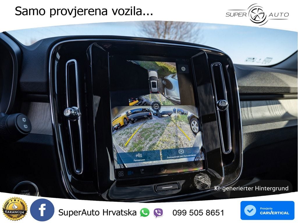 Volvo XC40 2.0 B3 163 KS Automatic ACC+GR SJED+360+PANO