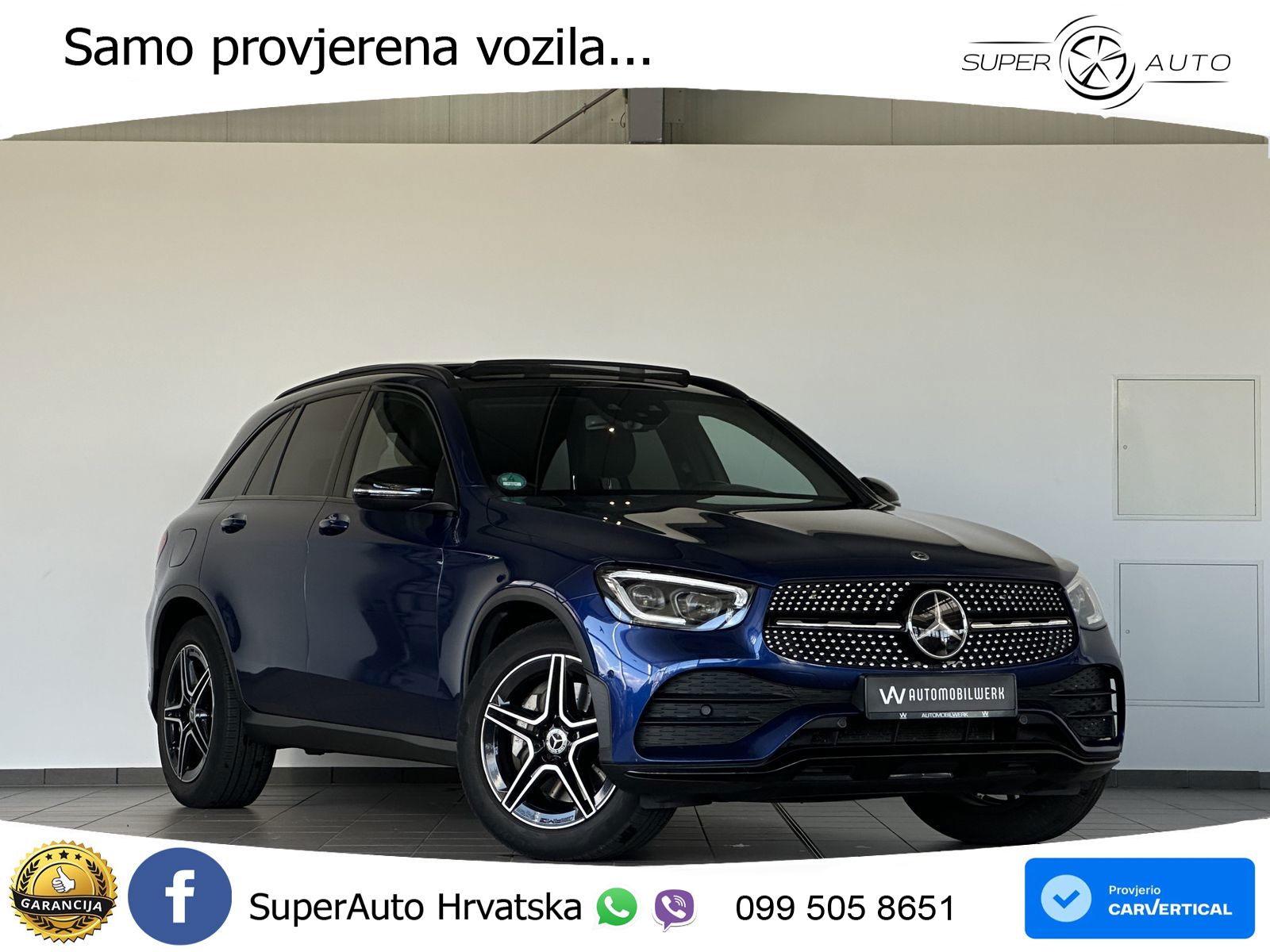 Mercedes GLC 300d (245 KS) 4MATIC G-TRONIC AMG LED+GR SJED+ACC