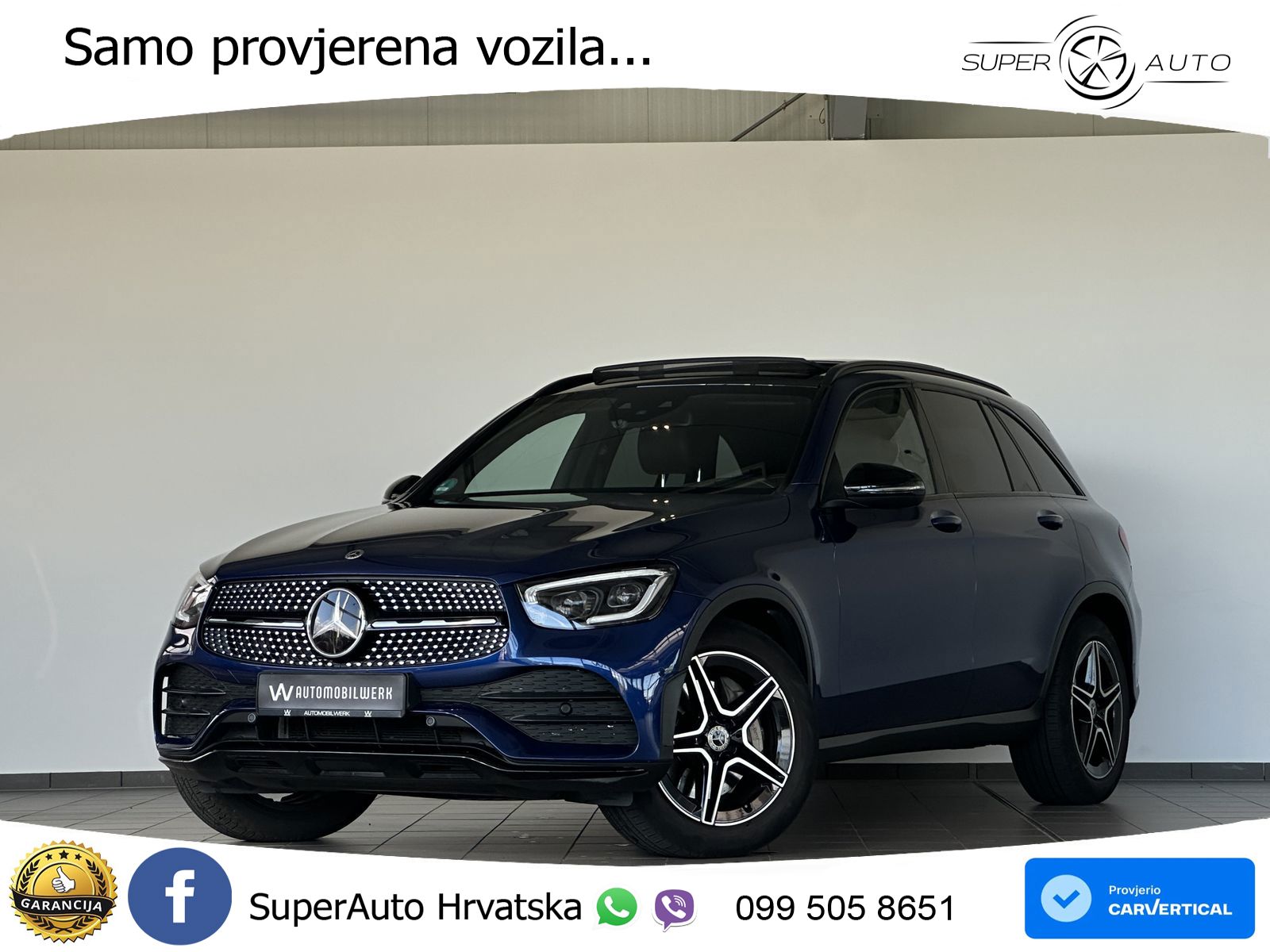 Mercedes GLC 300d (245 KS) 4MATIC G-TRONIC AMG LED+GR SJED+ACC