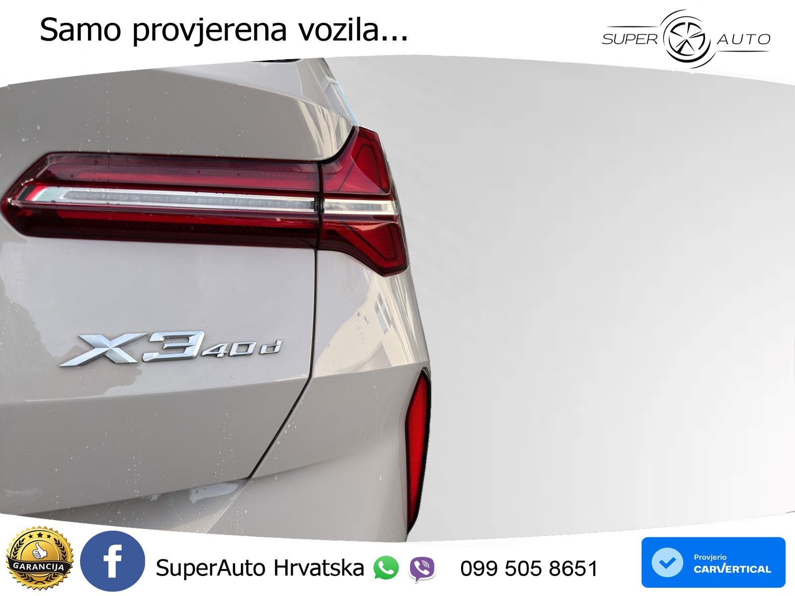 BMW X3 40d xDrive Steptronic M Sport LED+GR SJED+ACC