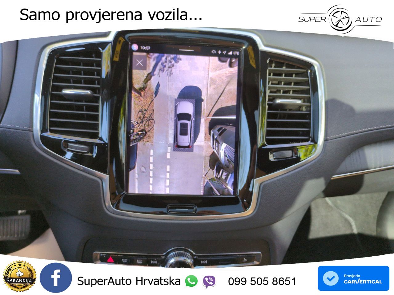 Volvo XC90 2.0 B5 Diesel AWD Automatic ZRAČNI+ACC+GR SJED+KAM+PANO