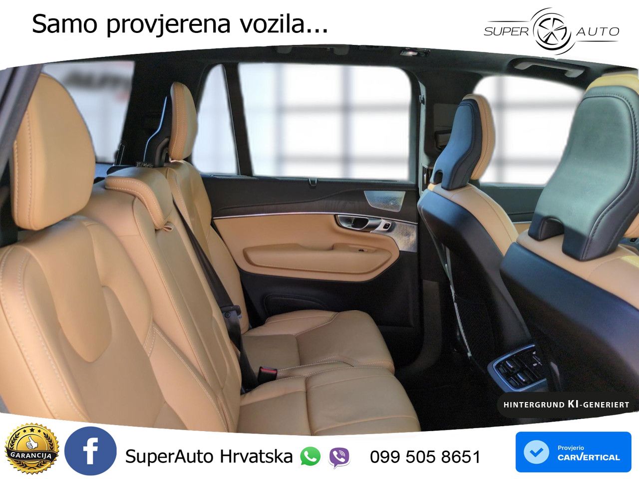 Volvo XC90 2.0 B5 Diesel AWD Automatic ZRAČNI+ACC+GR SJED+KAM+PANO