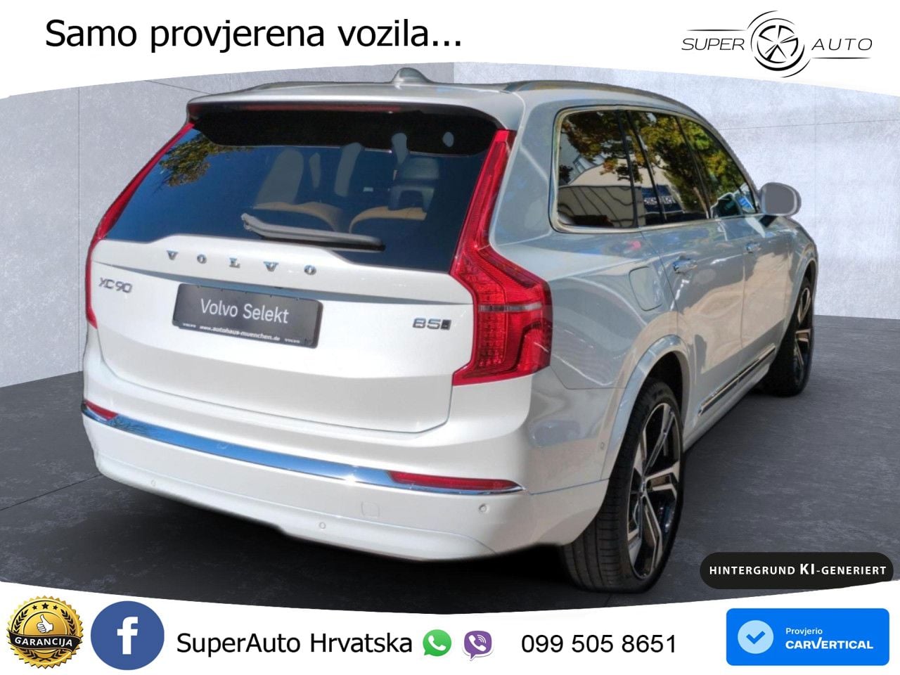Volvo XC90 2.0 B5 Diesel AWD Automatic ZRAČNI+ACC+GR SJED+KAM+PANO