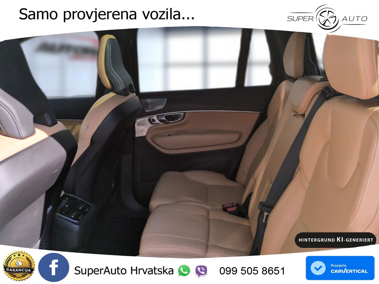 Volvo XC90 2.0 B5 Diesel AWD Automatic ZRAČNI+ACC+GR SJED+KAM+PANO