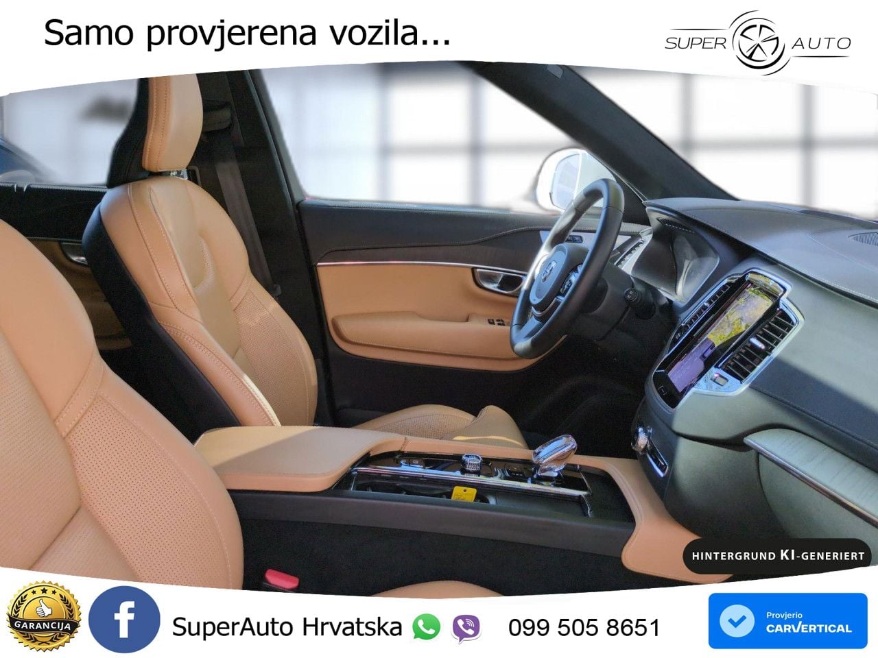 Volvo XC90 2.0 B5 Diesel AWD Automatic ZRAČNI+ACC+GR SJED+KAM+PANO