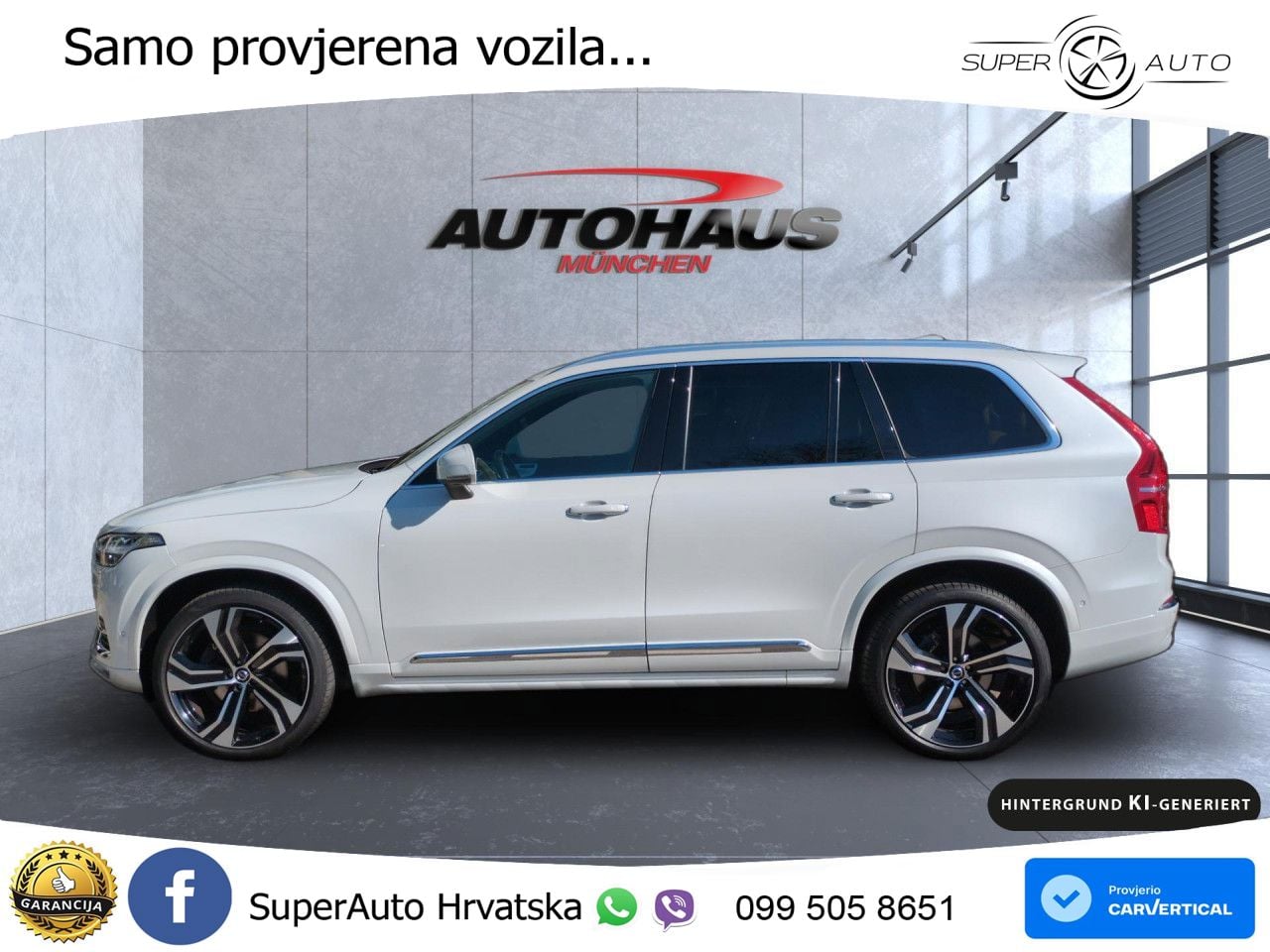 Volvo XC90 2.0 B5 Diesel AWD Automatic ZRAČNI+ACC+GR SJED+KAM+PANO