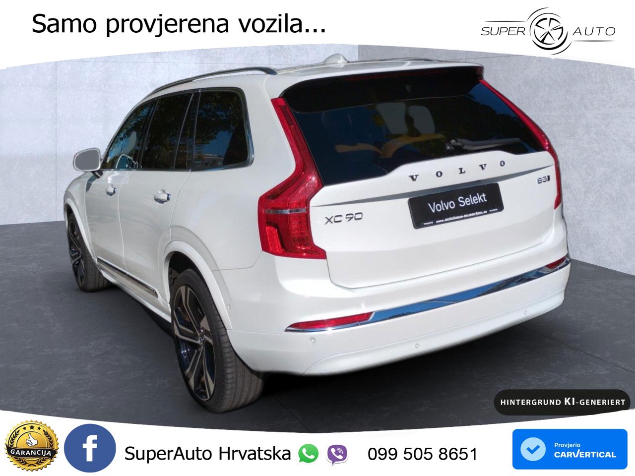 Volvo XC90 2.0 B5 Diesel AWD Automatic ZRAČNI+ACC+GR SJED+KAM+PANO