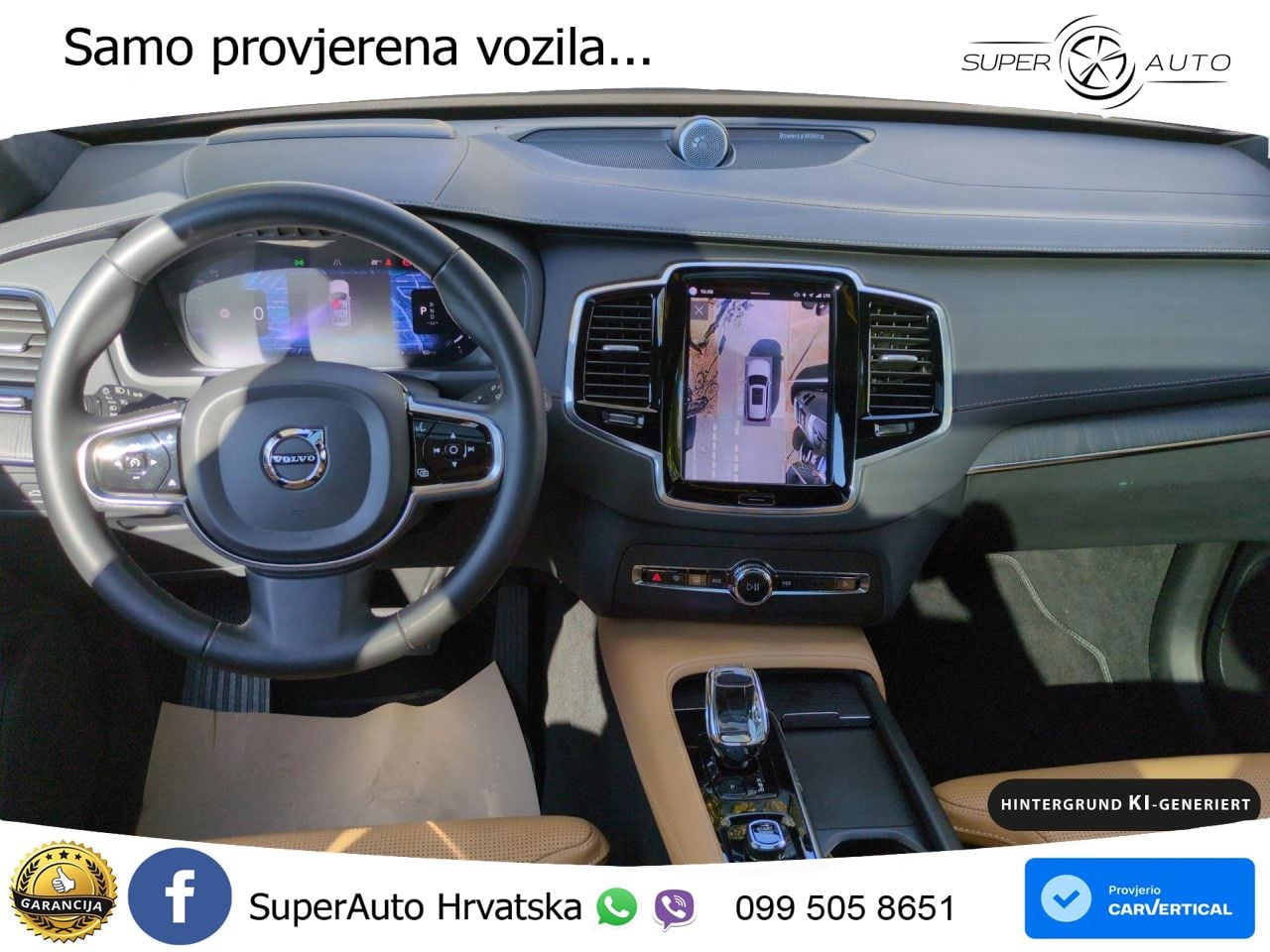 Volvo XC90 2.0 B5 Diesel AWD Automatic ZRAČNI+ACC+GR SJED+KAM+PANO